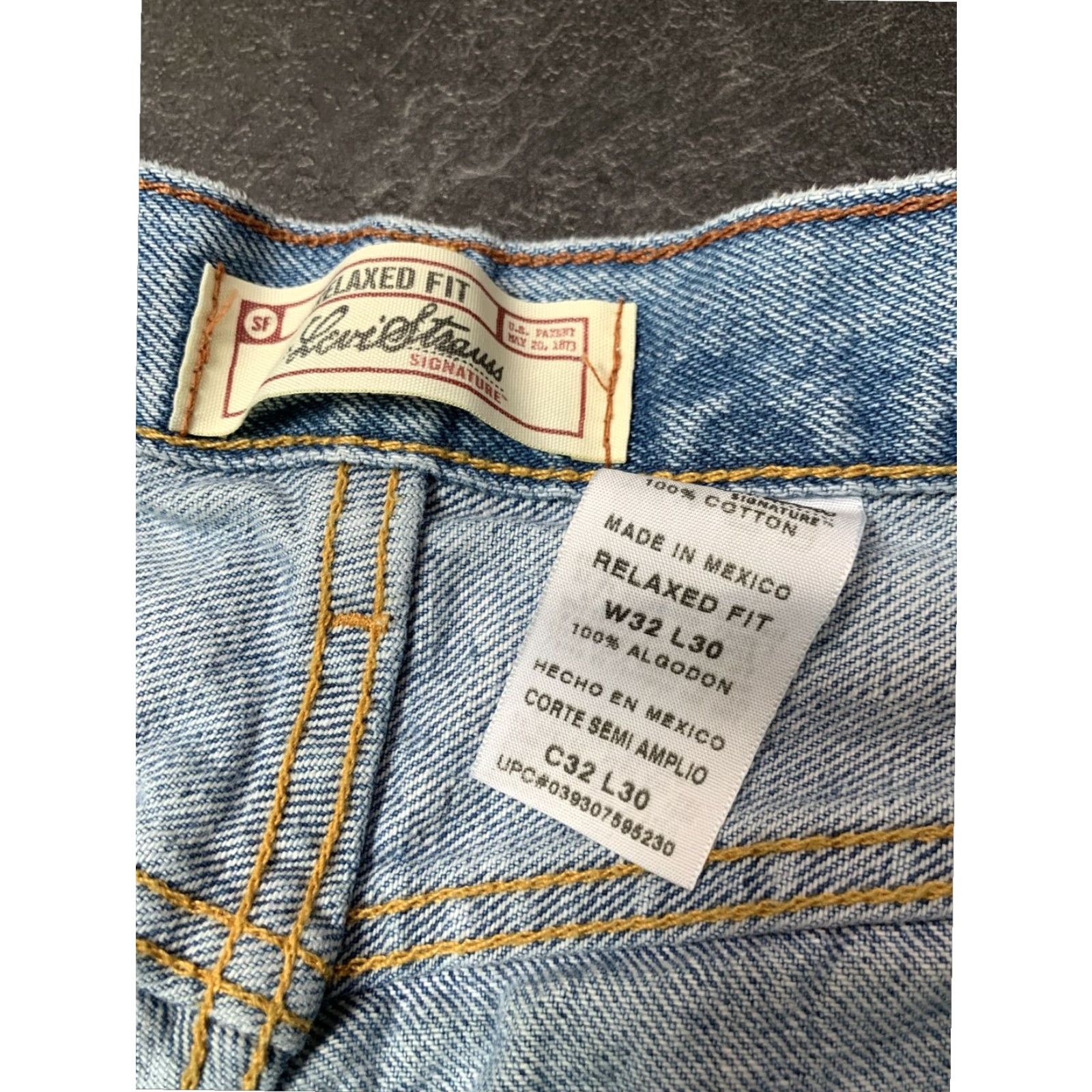 Levi's Mens Levi's Blue Slim Fit Mid Rise Jeans 32x30 Size US 32 / EU 48 - 4 Thumbnail