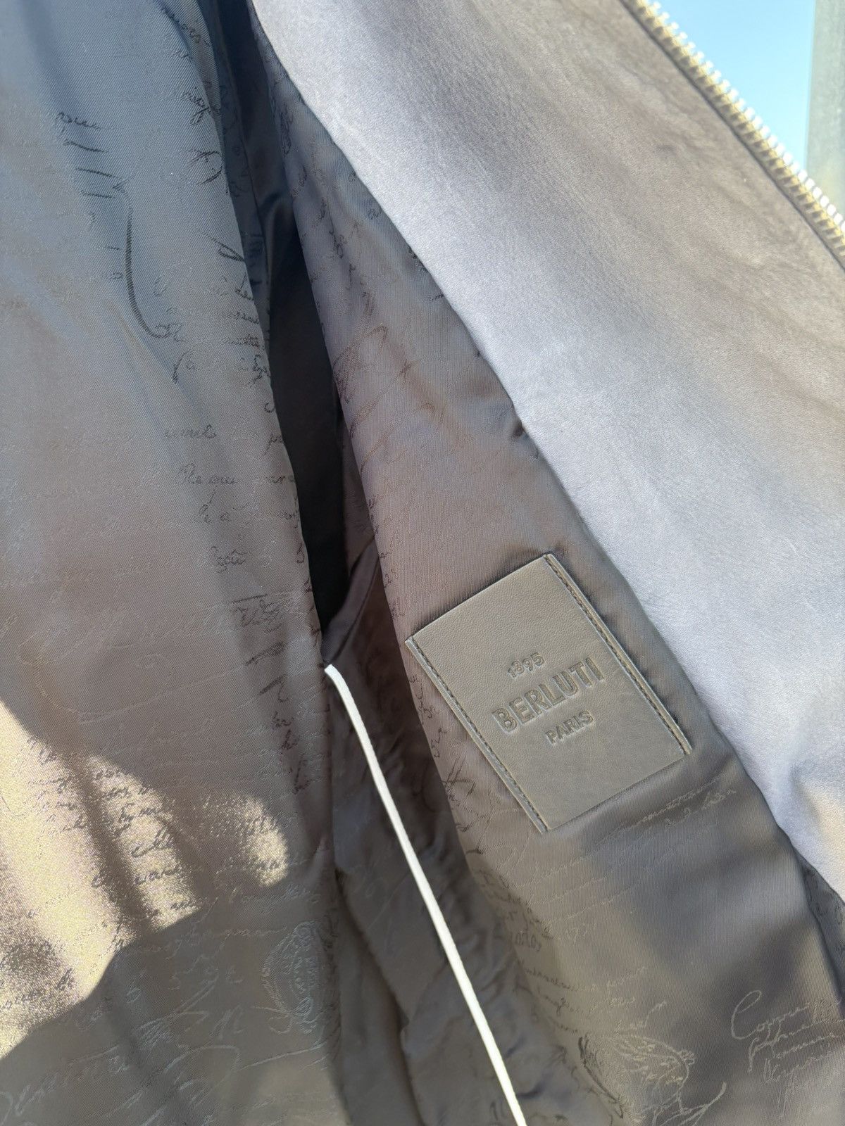 Berluti Berluti leather track jacket Size US M / EU 48-50 / 2 - 14 Thumbnail