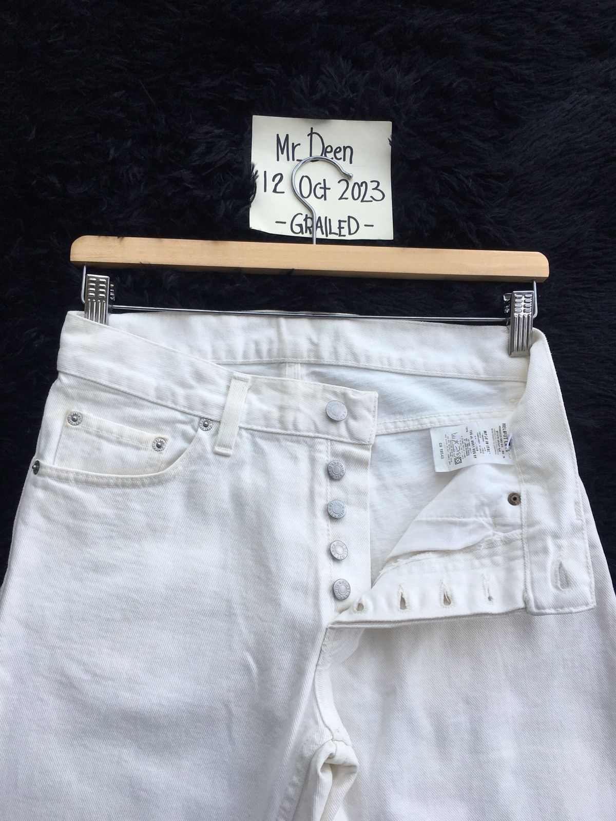 Helmut Lang Rare Vintage Helmut Lang White Denim/ Jeans Classic Cut Size US 28 / EU 44 - 8 Thumbnail