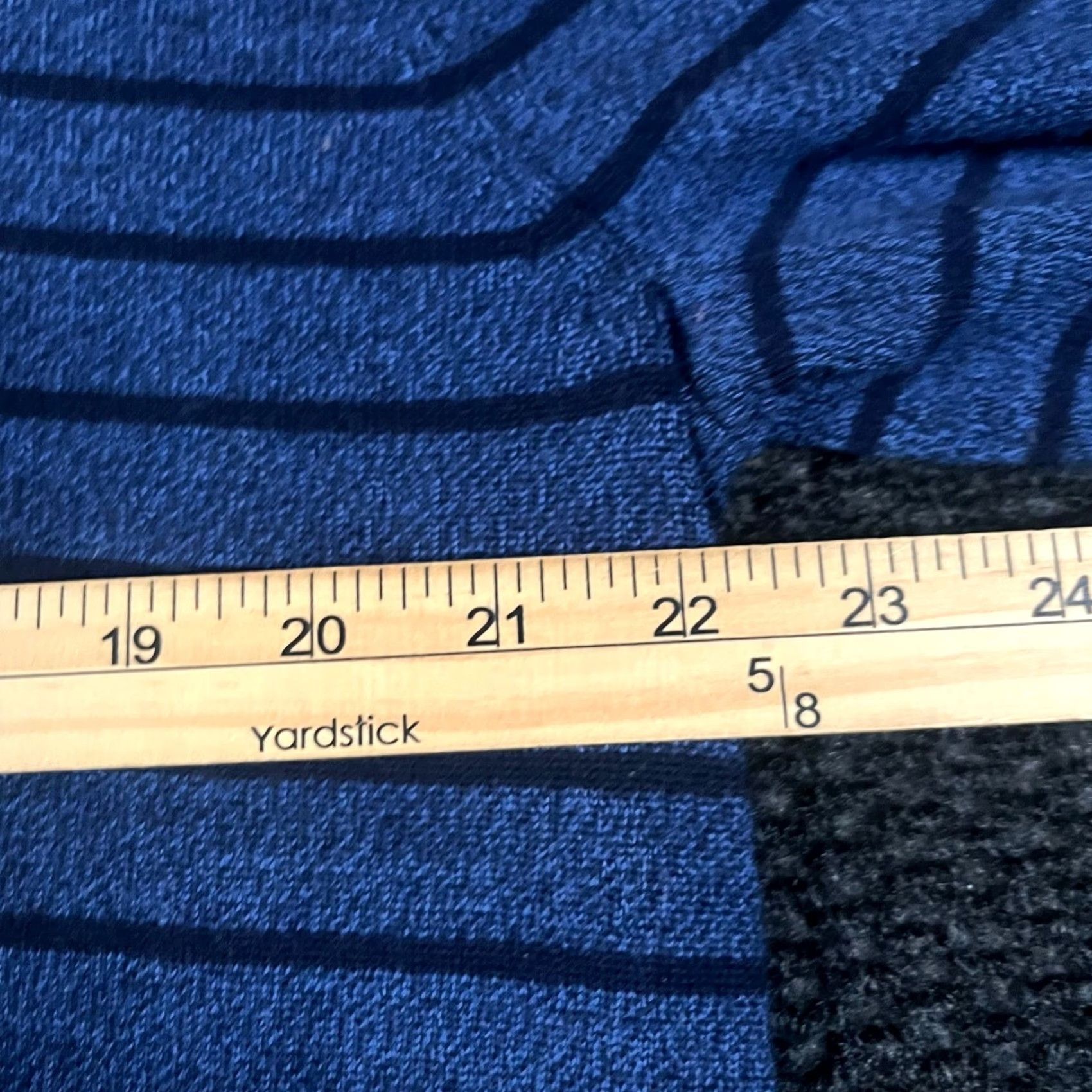 Banana Republic Banana Republic Baruffa Blue Striped Italian Merino Wool V-Neck Sweater Mens XL Size US XL / EU 56 / 4 - 5 Thumbnail