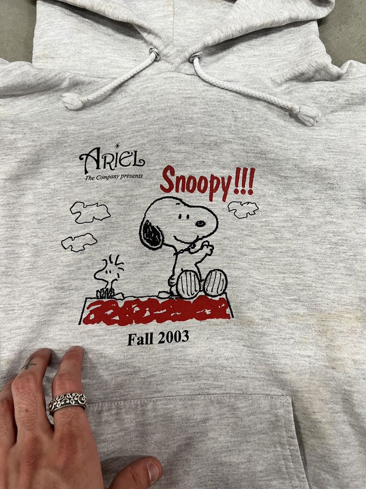 Peanuts × Vintage Thrashed 2003 Snoopy Hoodie Size US S / EU 44-46 / 1 - 5 Thumbnail