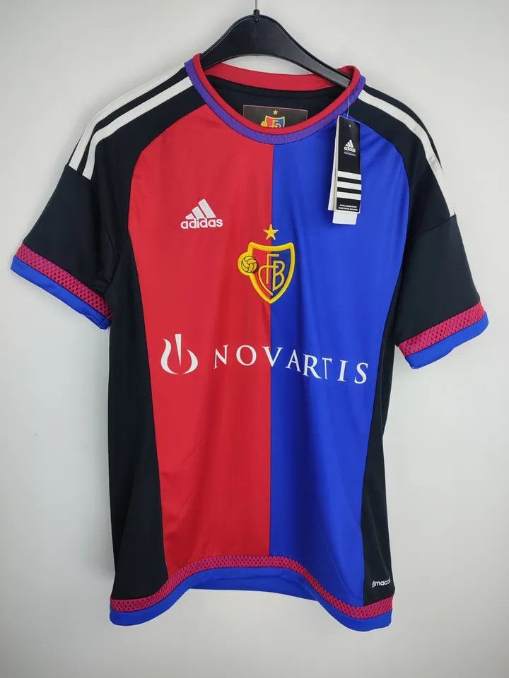 Adidas FC Basel 2016 2017 HOME FOOTBALL Kit SHIRT SOCCER JERSEY Size US S / EU 44-46 / 1 - 1 Thumbnail