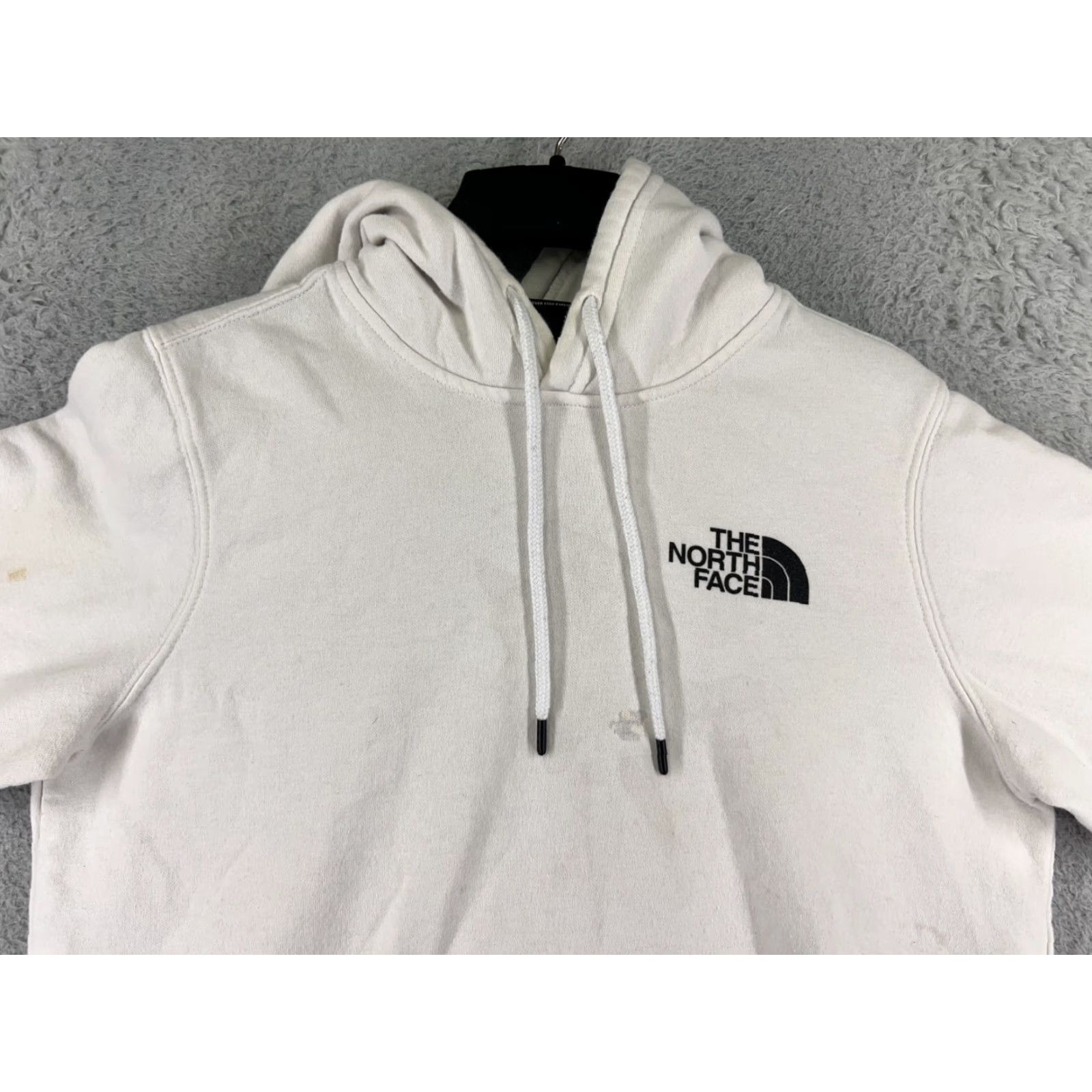The North Face The North Face Hoodie Womens Medium White Activewear Pullover Cotton Drawstring Long Sleeve Logo Size M / US 6-8 / IT 42-44 - 6 Thumbnail
