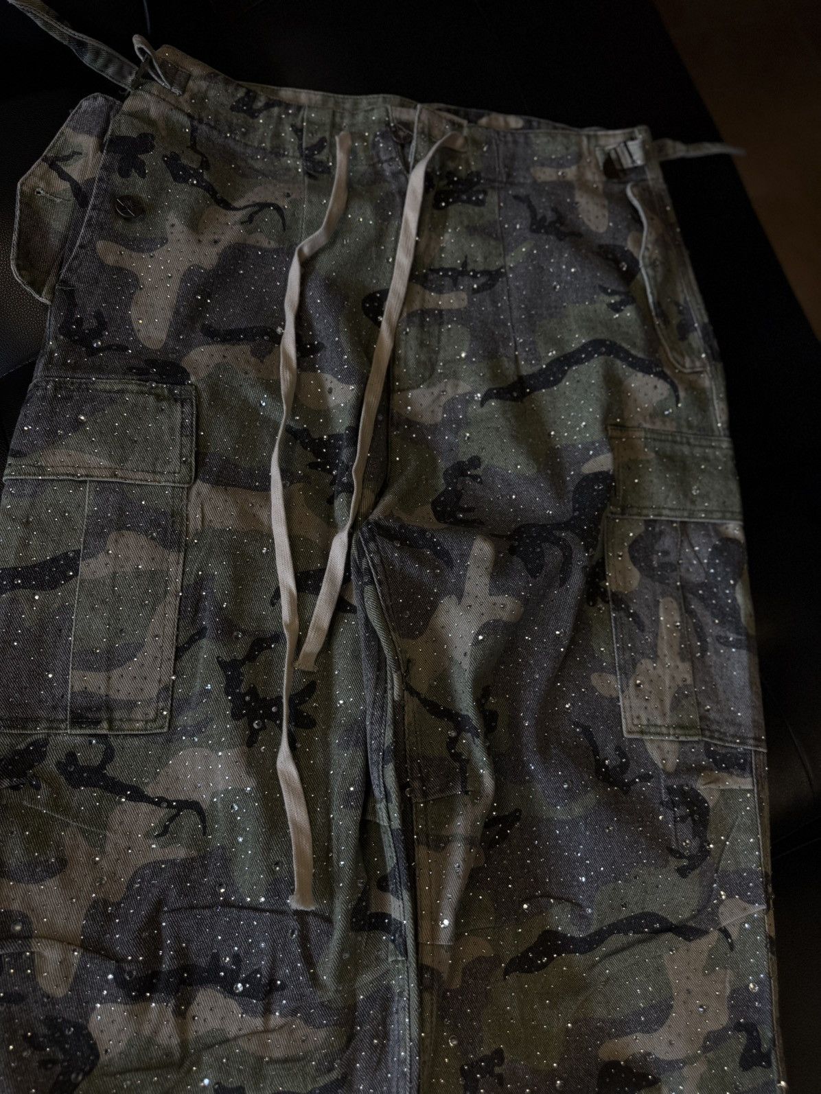 Vale Valley Jogger Green Pants Stone Crystal Size 32 (NEW) Size US 32 / EU 48 - 4 Thumbnail