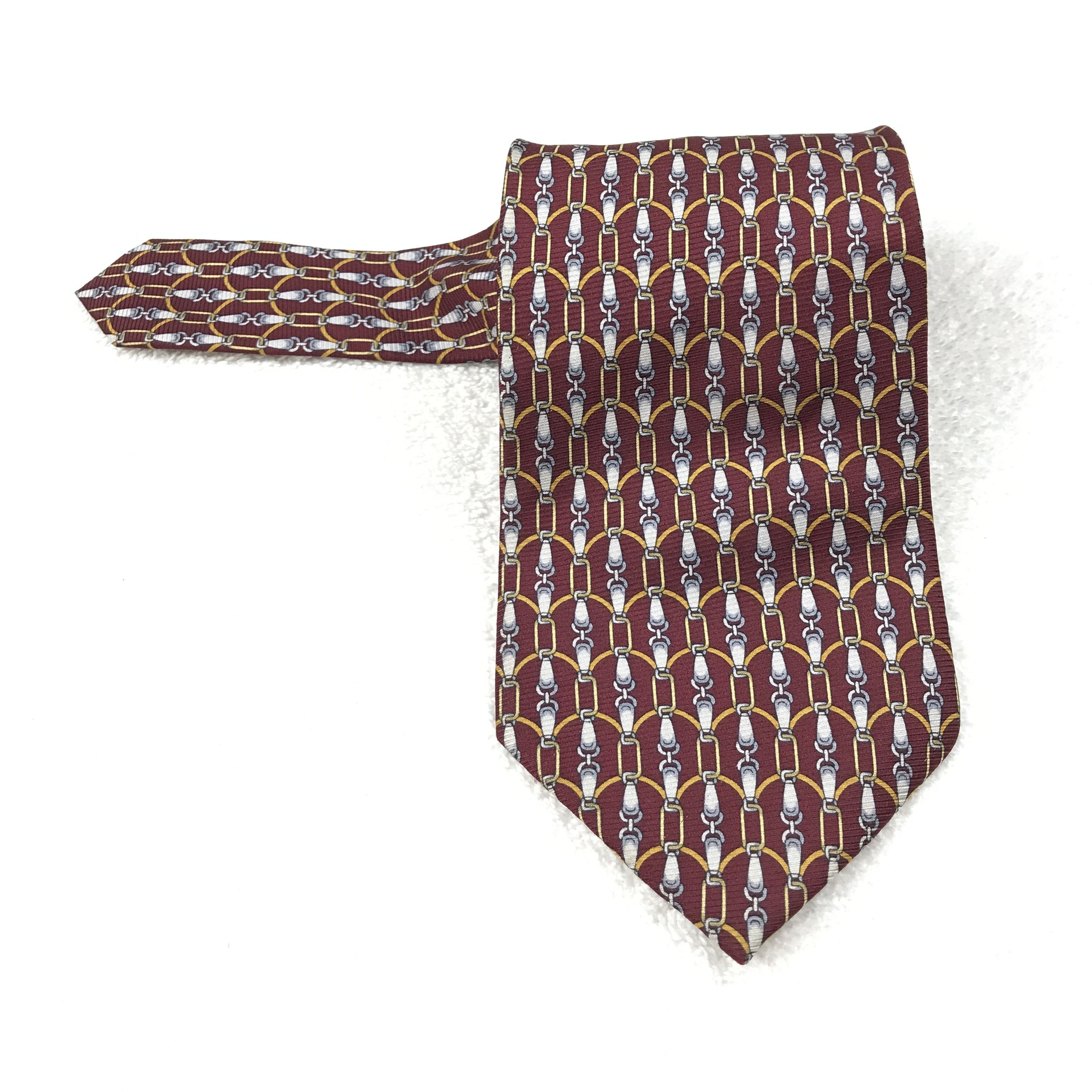 Designer × Vintage Vintage Giovanni Rossini Silk Necktie Size ONE SIZE - 1 Thumbnail