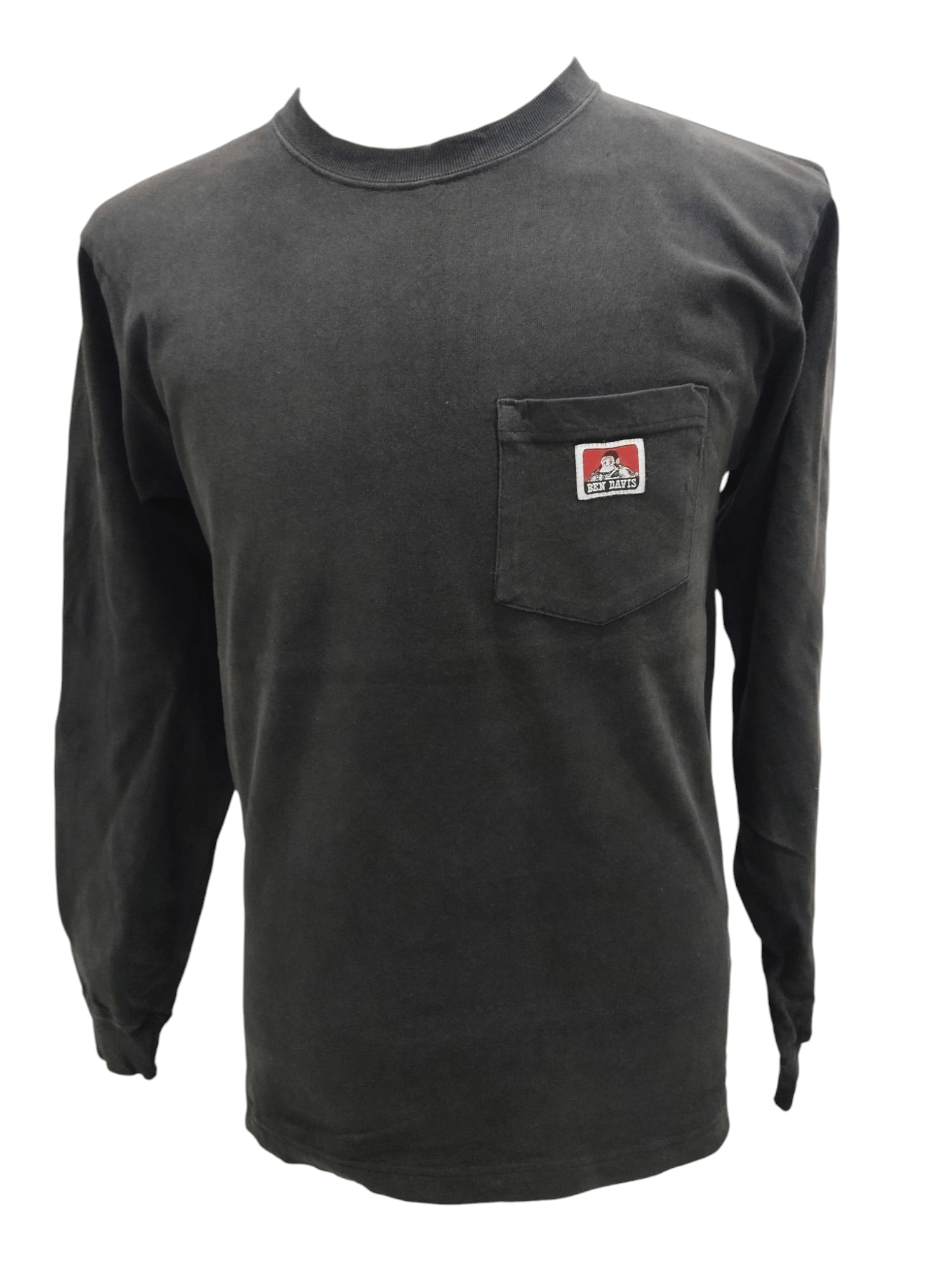 Ben Davis × Vintage Vintage 90s Ben Davis Long Sleeve Pocket Tshirt Size US M / EU 48-50 / 2 - 1 Thumbnail