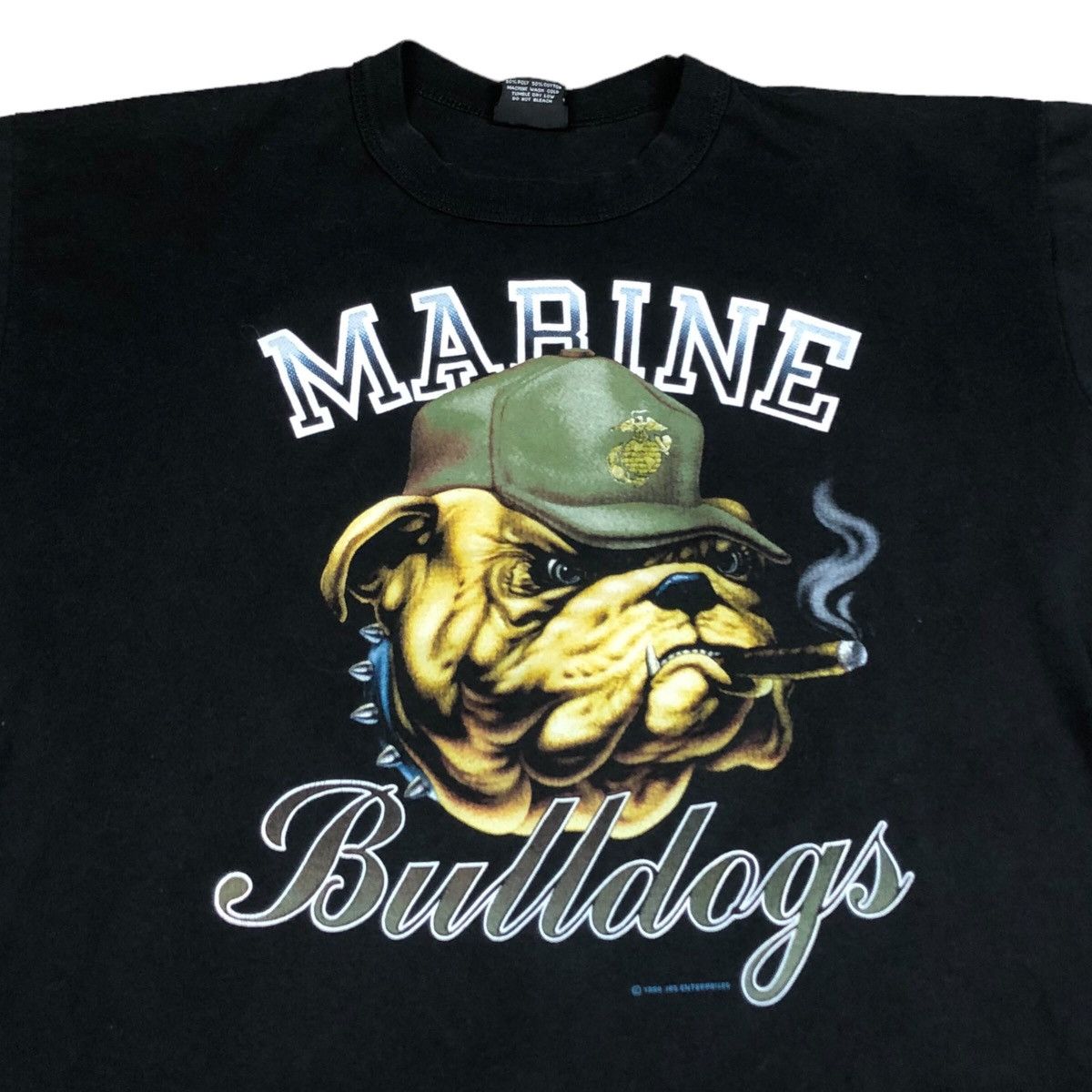 Rothco × Vintage Rothco 1989 Marine Bulldogs Military Logo Shirt Adult XL Size US XL / EU 56 / 4 - 2 Thumbnail