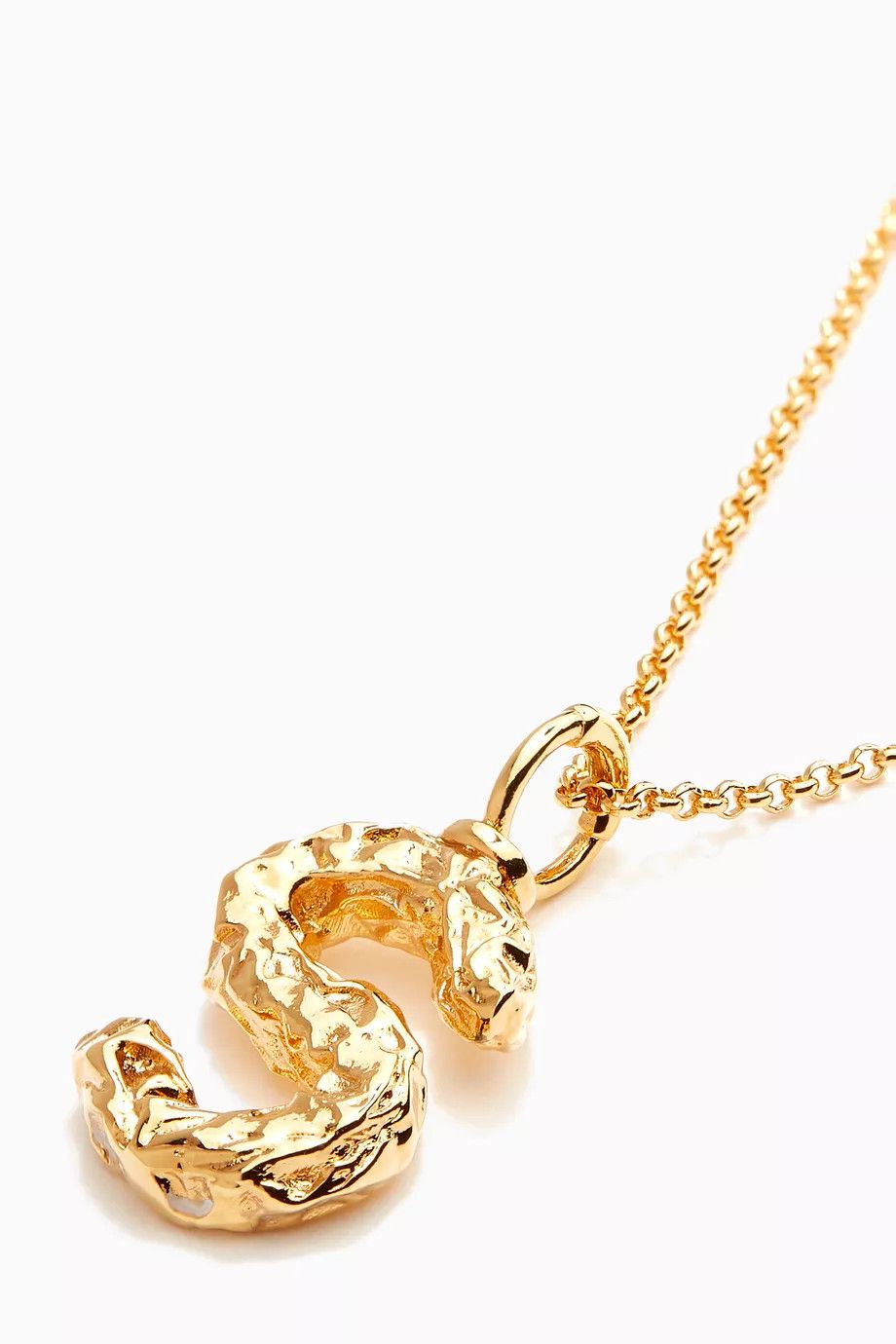 Chloe o1loc1c0425 Size: OS / Alphabet Necklace in Gold Size ONE SIZE - 4 Thumbnail
