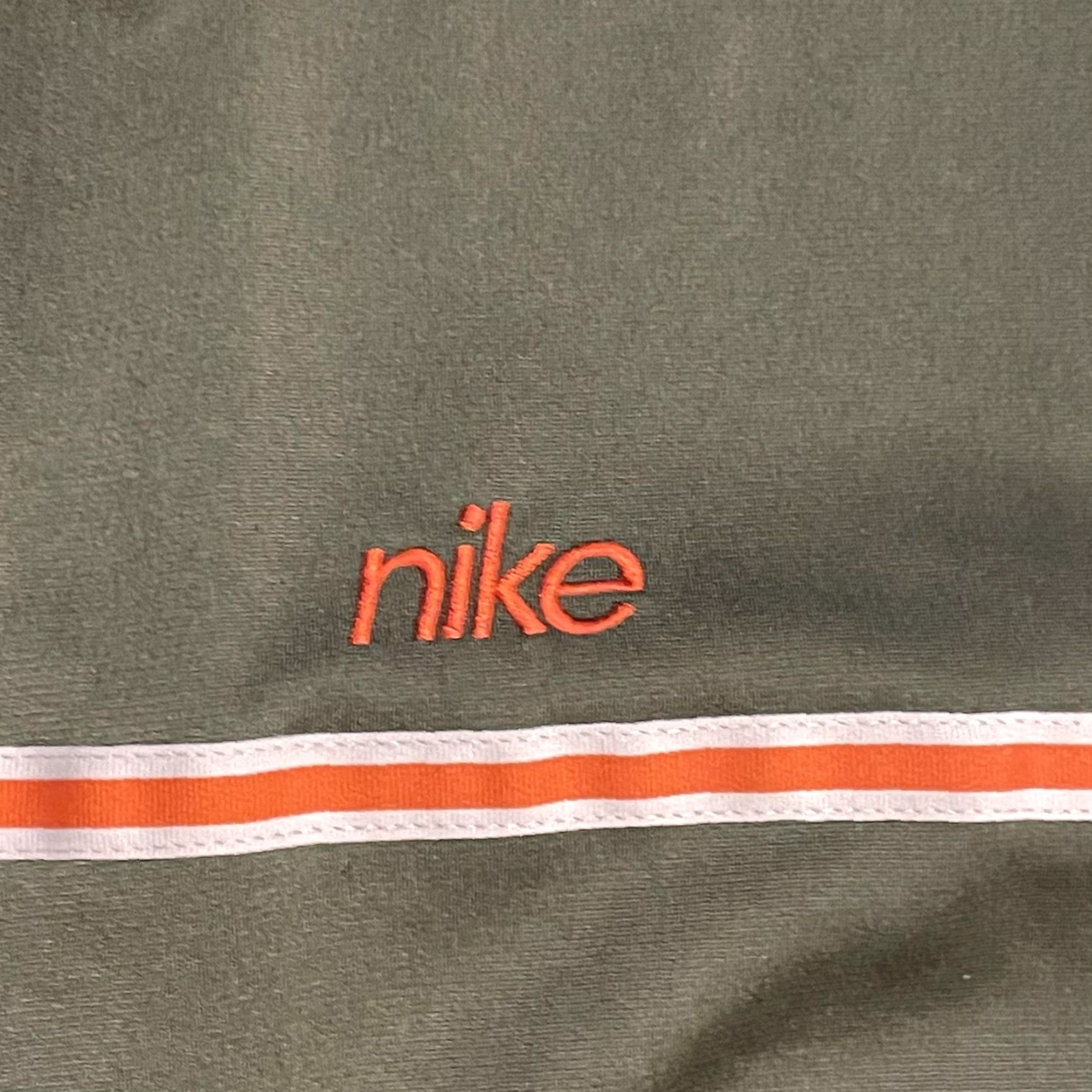 Nike VINTAGE Nike Track Jacket Mens XL Green Orange Full Zip Athletic Polyester Size US XL / EU 56 / 4 - 5 Thumbnail