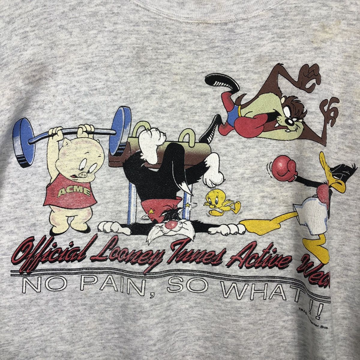 Cartoon Network Vintage Sweatshirt Crewneck Looney Tunes Nutmeg Made in Usa Size US L / EU 52-54 / 3 - 13 Thumbnail