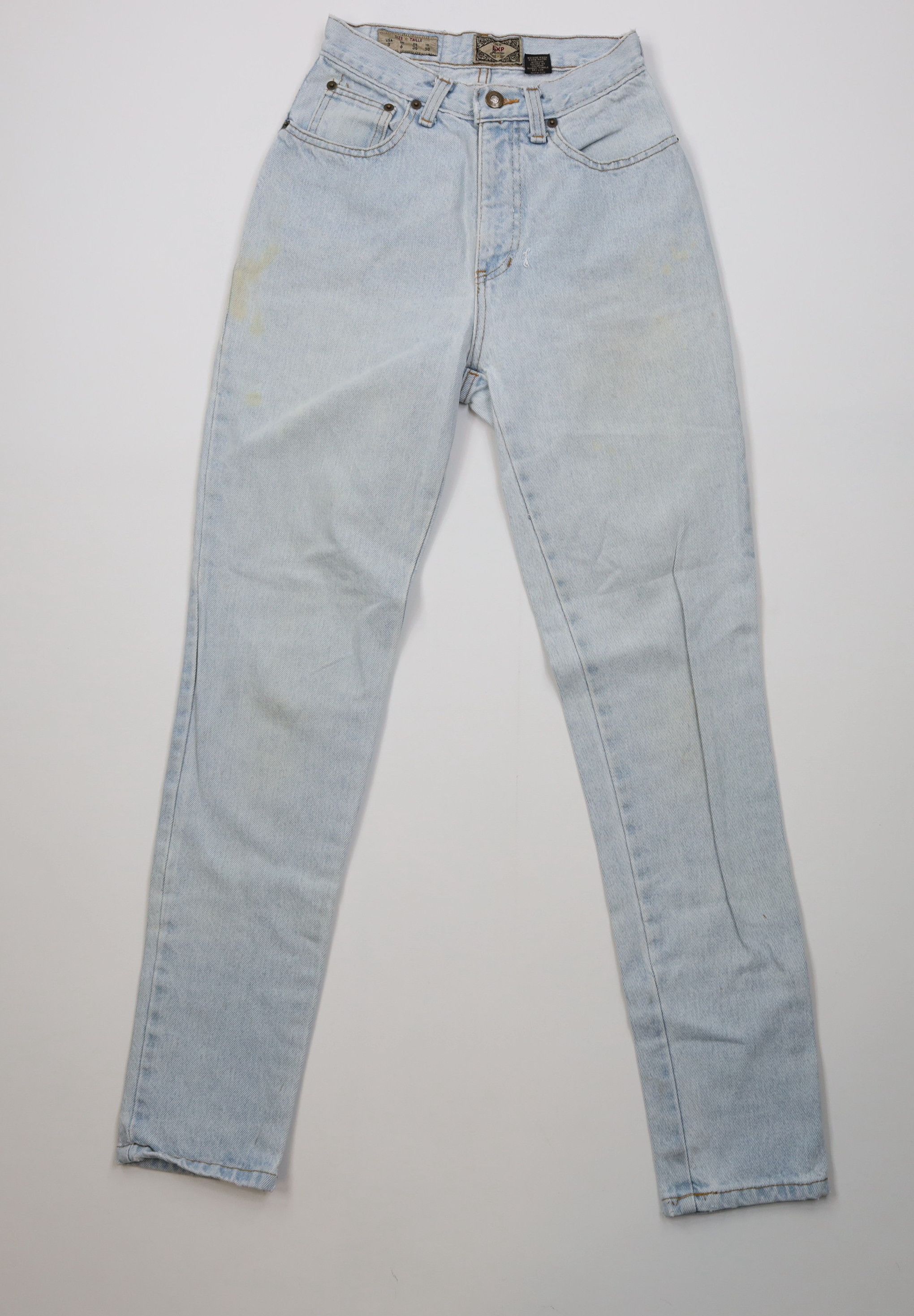 Vintage Vintage 90s Streetwear Relaxed Fit Tapered Denim Jeans USA Size 26" / US 2 / IT 38 - 1 Thumbnail