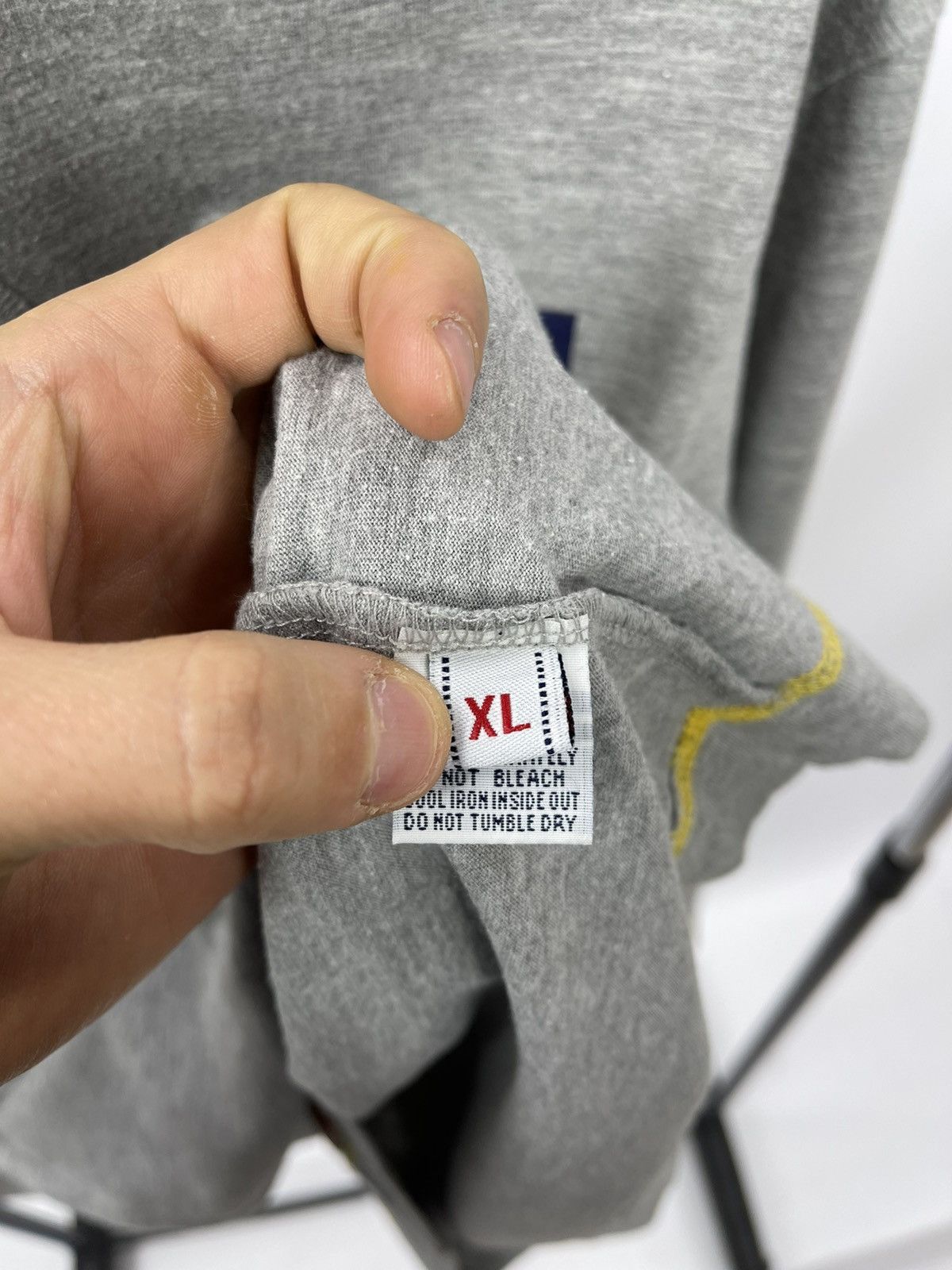 Evisu Evisu T-Shirt Long Sleeve Size XL Grey Big Logo Size US XL / EU 56 / 4 - 8 Thumbnail