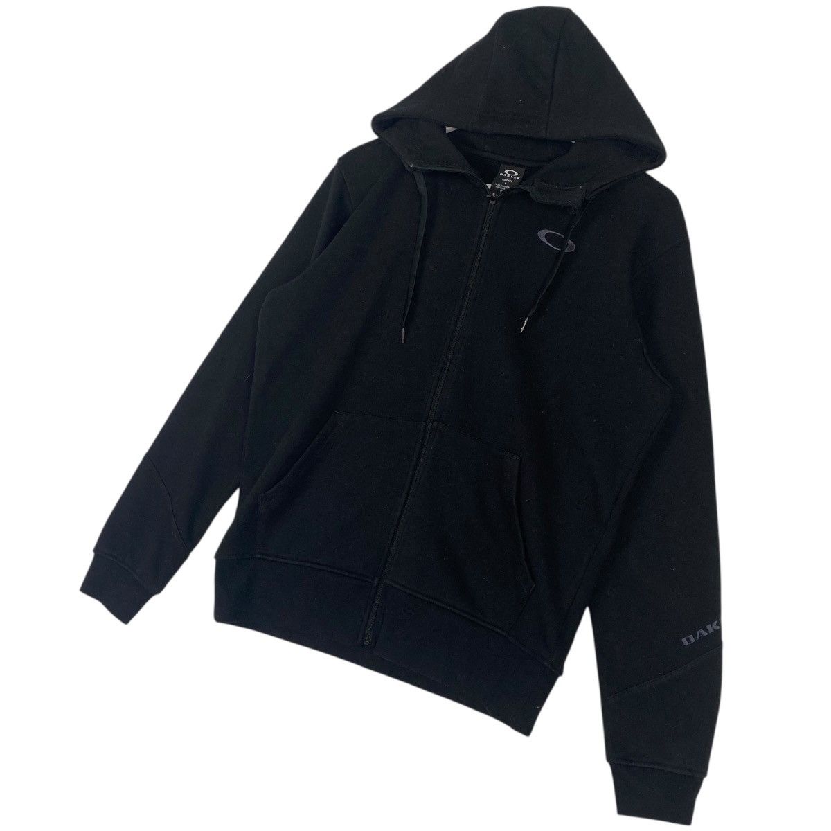Other Vintage Oakley Black Full Zip Hoodie Sweater Small Logo Size US M / EU 48-50 / 2 - 2 Thumbnail