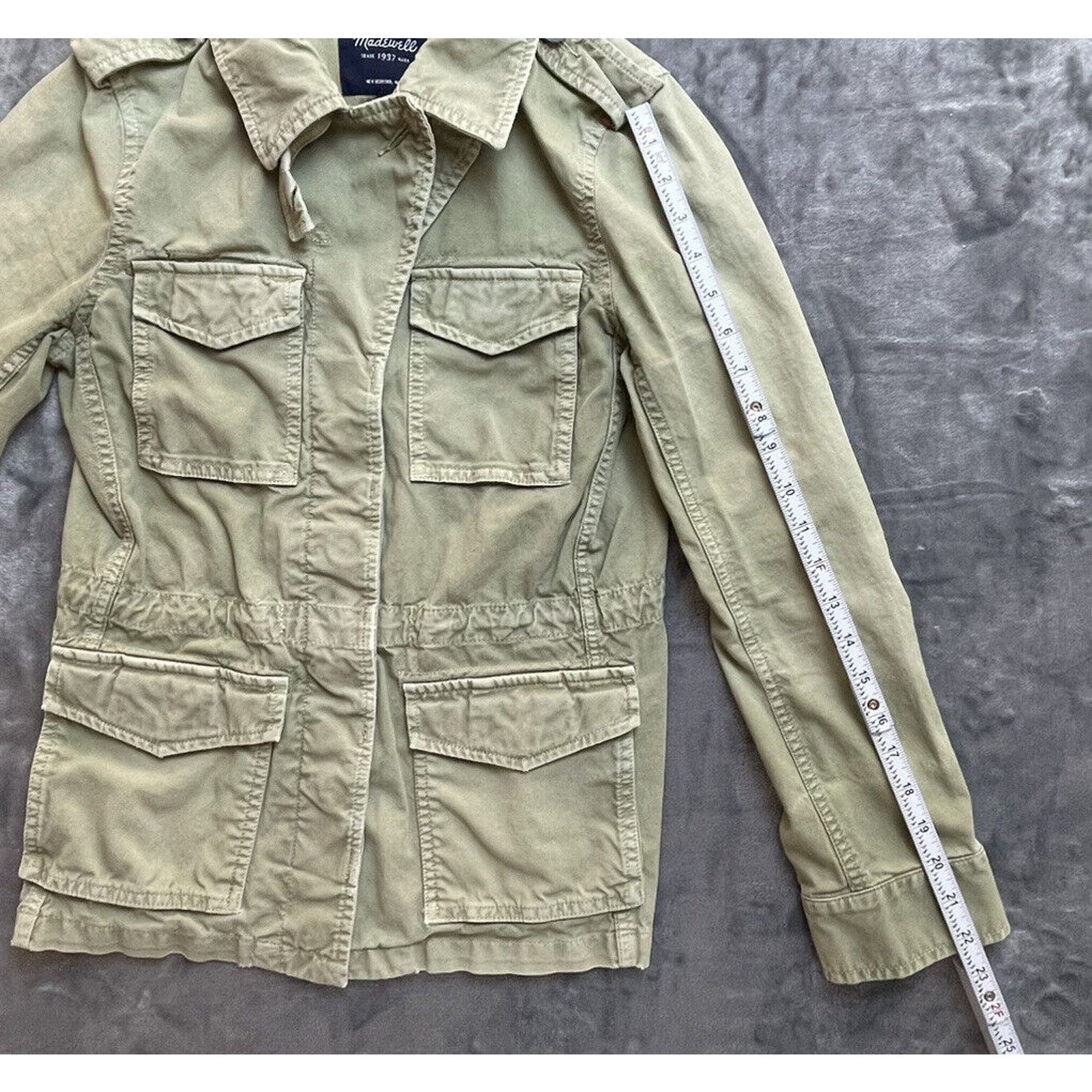 Madewell Madewell Jacket Womens XS Utility Army Green Khaki Cargo Size S / US 4 / IT 40 - 4 Thumbnail