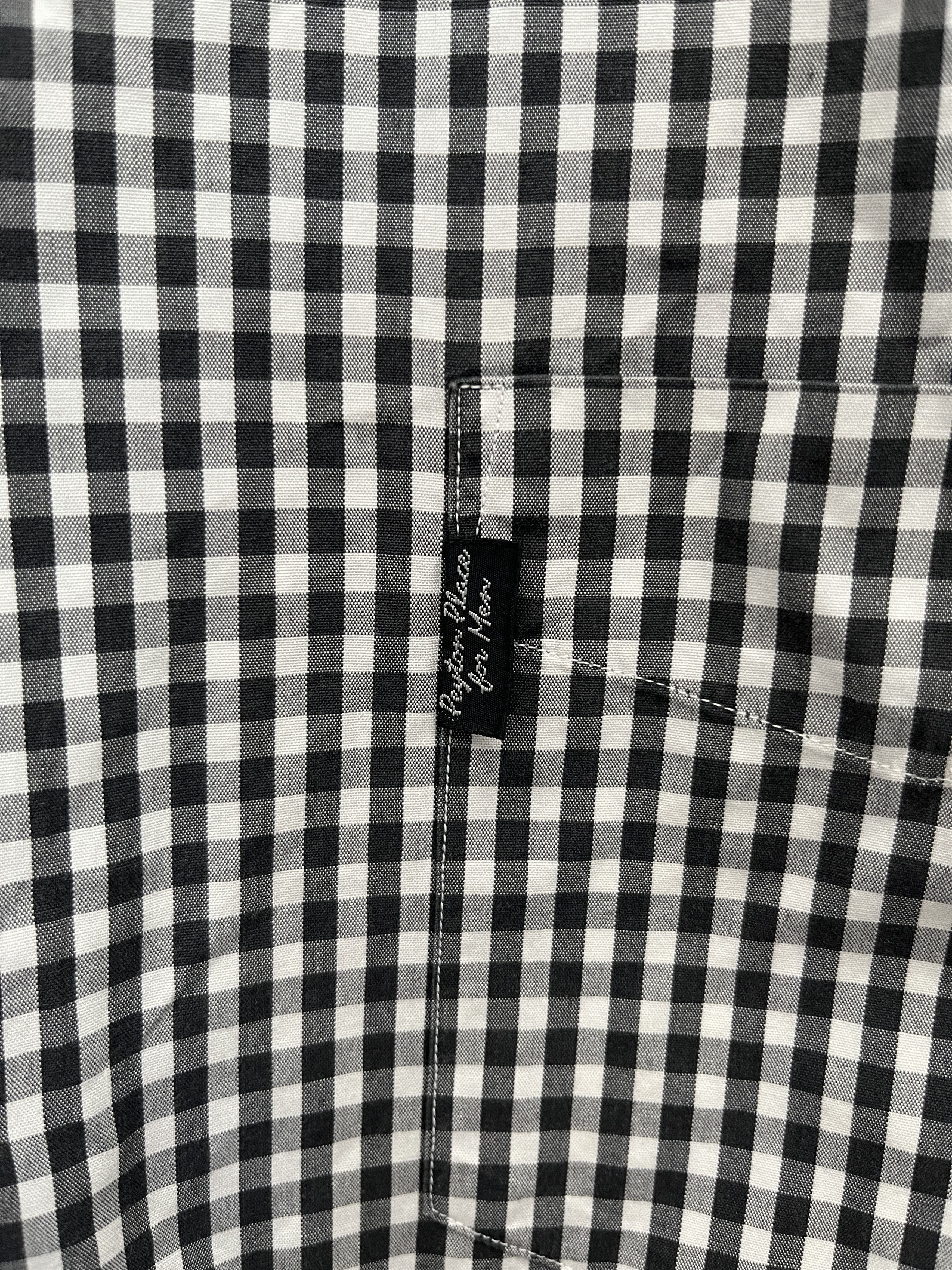 PPFM Vintage PPFM Checkered Shirt Black & White – L Size US L / EU 52-54 / 3 - 4 Thumbnail