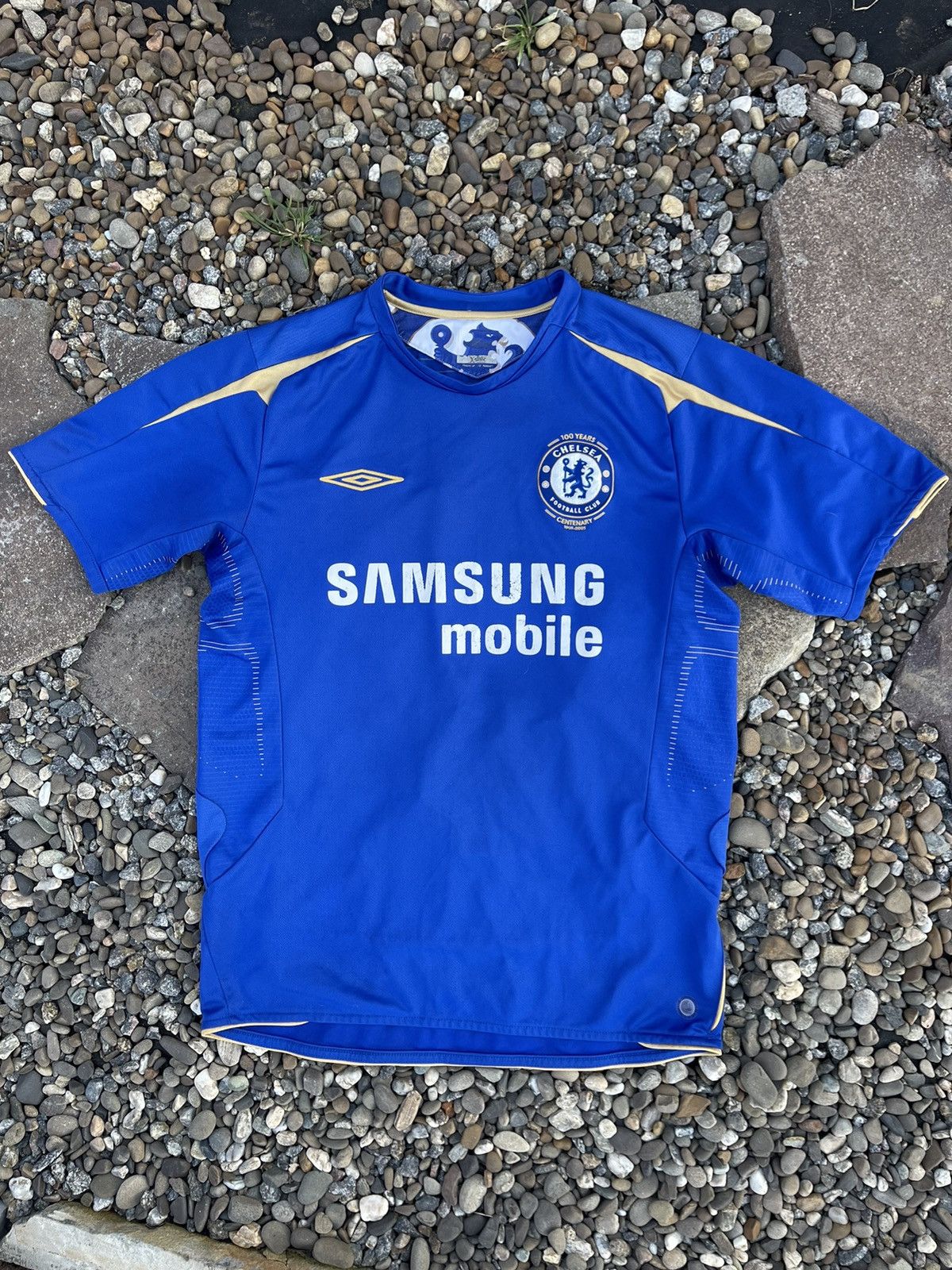 Chelsea Soccer × Umbro × Vintage 2005 Umbro Chelsea vintage blue soccer jersey century Size US M / EU 48-50 / 2 - 1 Thumbnail
