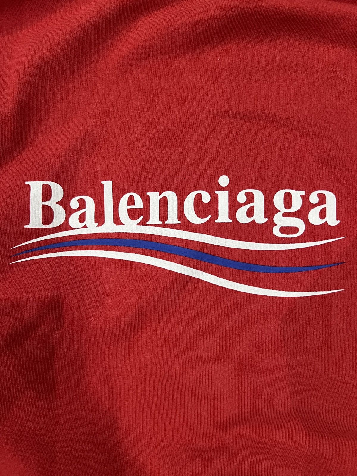 Balenciaga Balenciaga by Demna 2017 Wave Logo Hoodie Size US XXS / EU 40 - 12 Thumbnail