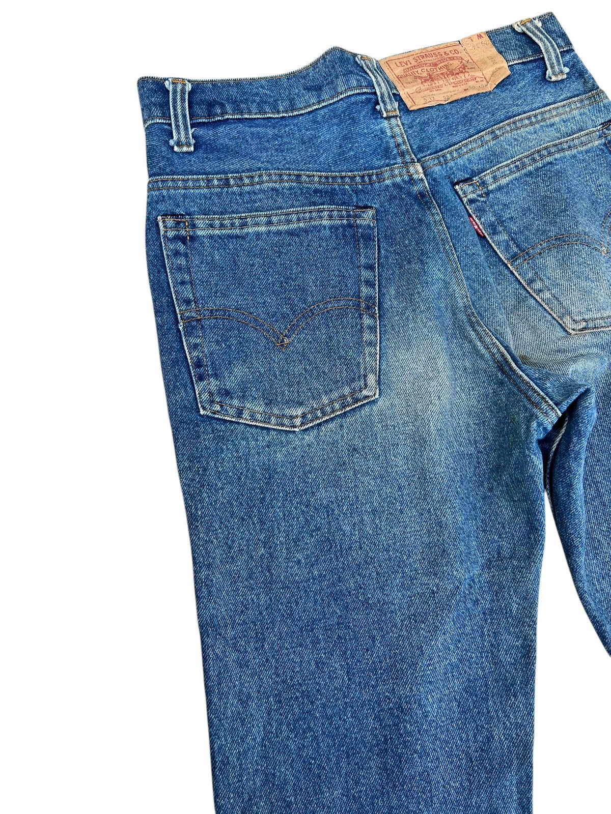 Levi's Vintage 70s Levi’s 517 Talon 42 Mud Denim Flare Jeans Size US 29 - 13 Thumbnail