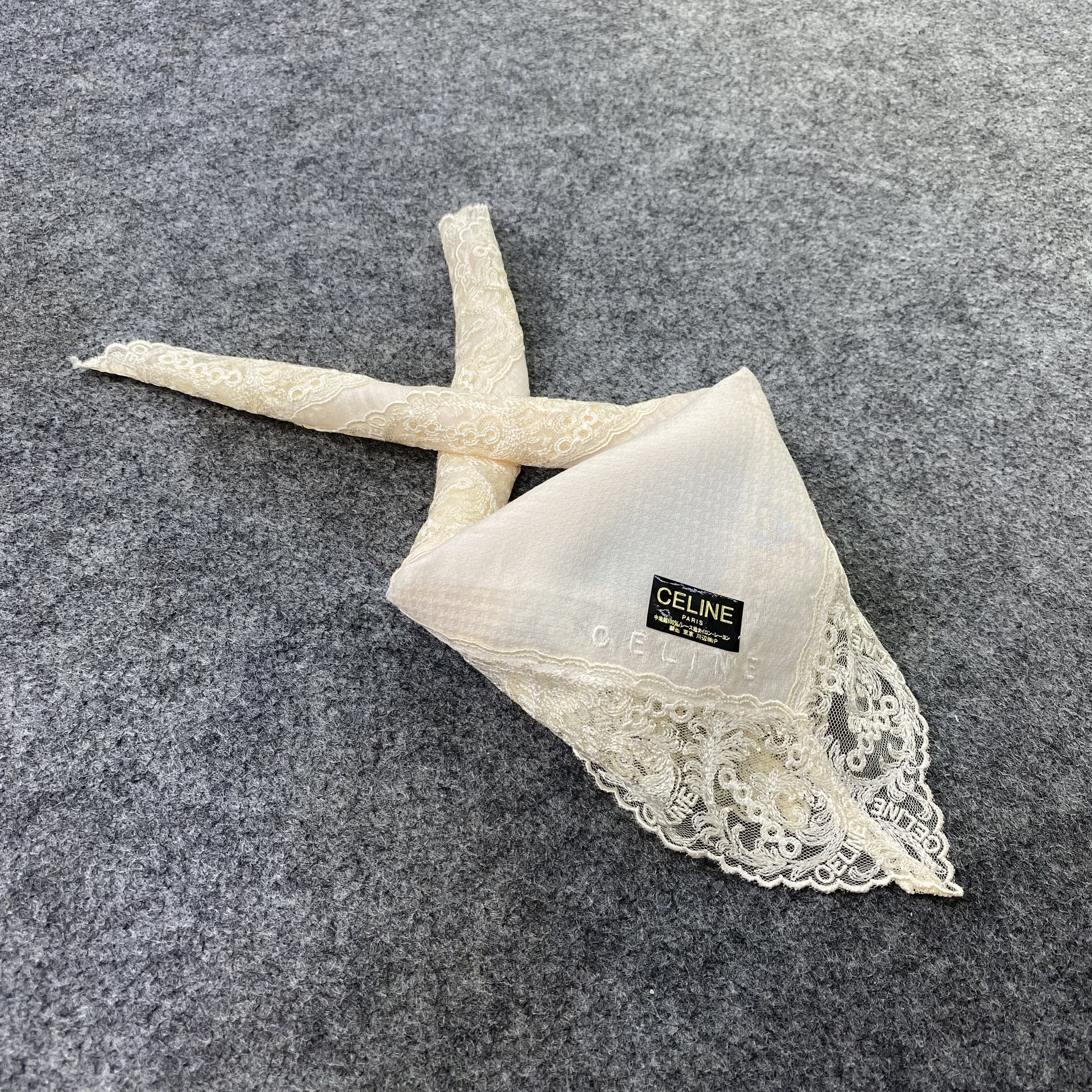 Celine Celine Handkerchief Neckerchief Bandana-B1923 Size ONE SIZE - 1 Thumbnail