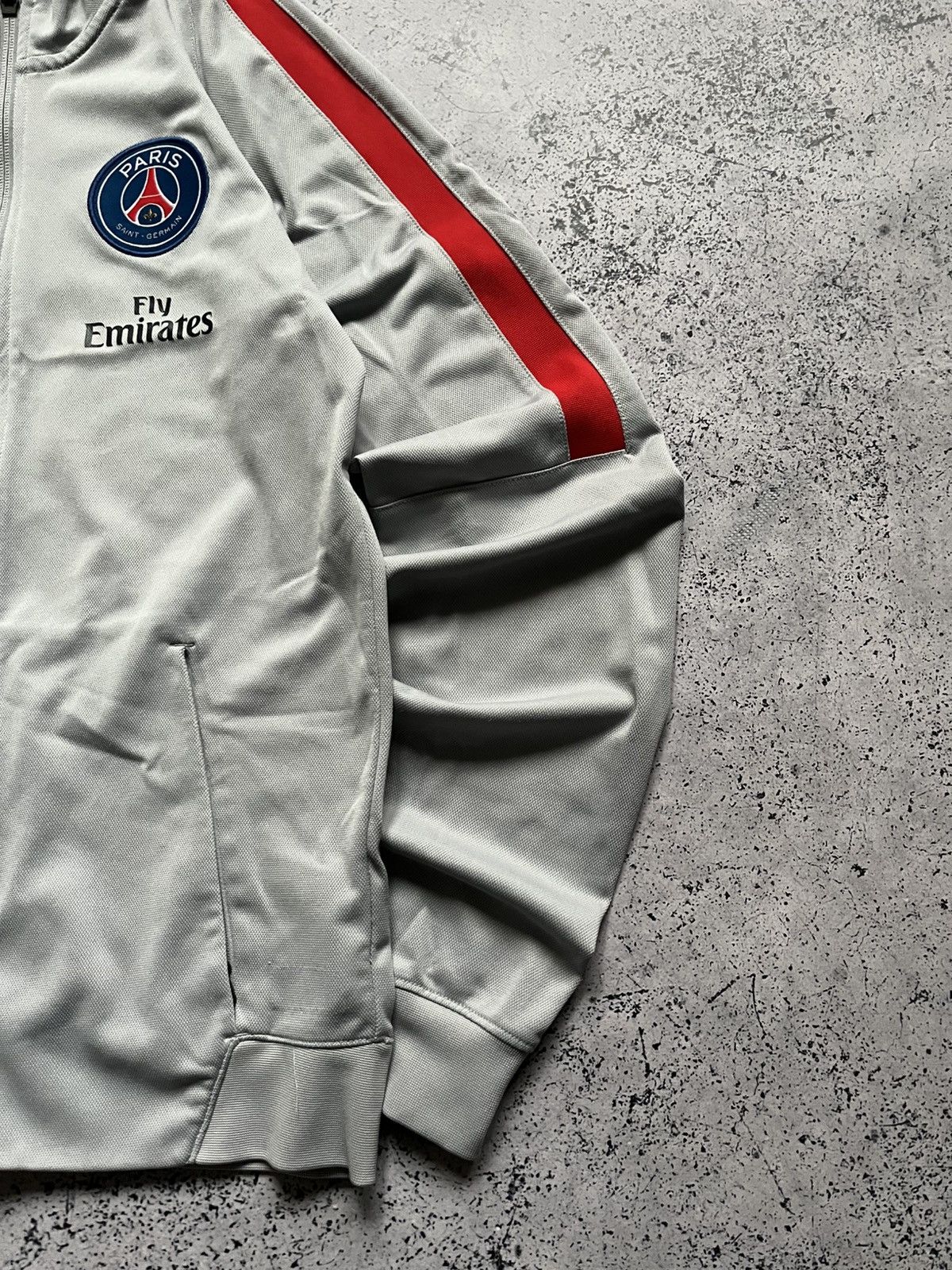 Nike × Vintage Vintage Nike Psg Soccer Track Jacket Training Y2K USA Size US S / EU 44-46 / 1 - 2 Thumbnail