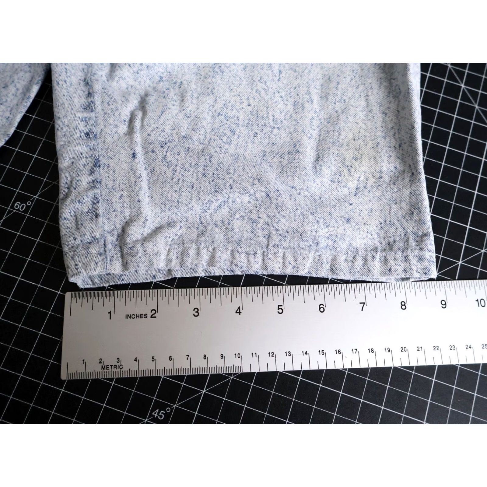 Vintage VINTAGE 80s High Waisted Jean Shorts Women's 14 Shorts 28 x 13 Elastic Waist Acid Wash VTG Carriage Court Denim Blue Womens Size 36" / US 14 / IT 50 - 7 Thumbnail