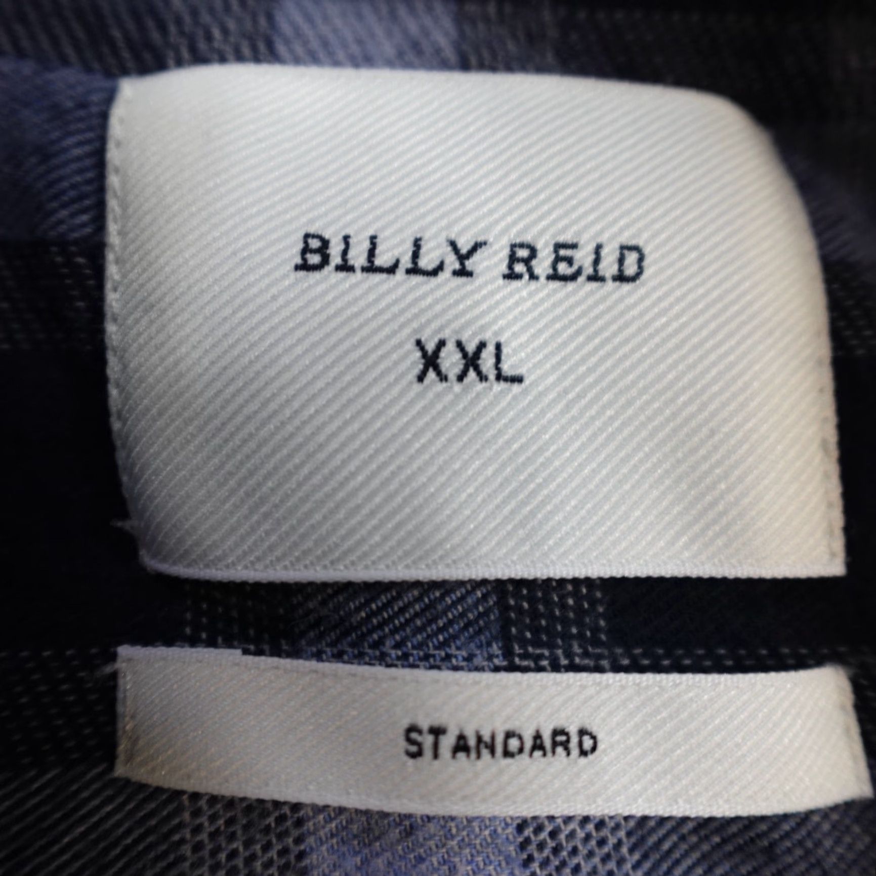 Billy Reid Billy Reid Shirt 2XL Blue Plaid 100% Cotton Button Down Made in Portugal Mens Shirt Size US XXL / EU 58 / 5 - 4 Thumbnail