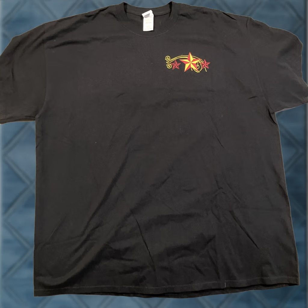 Gildan Gildan T-Shirt Cowboys Coffee Cowboy Cafe Arlington VA Double-Sided Black 2XL Mens Shirt Size US XXL / EU 58 / 5 - 1 Thumbnail