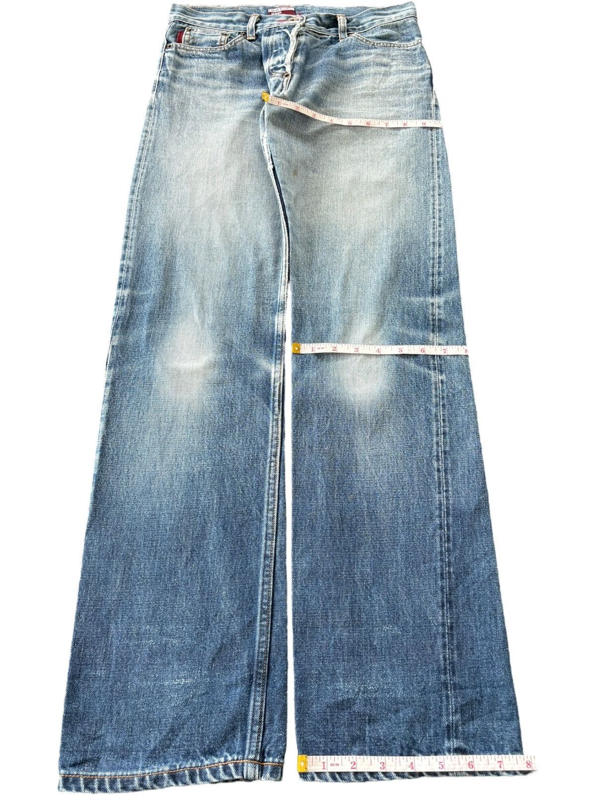 Paul Smith Vintage Paul Smith Faded Wash Loose Selvedge Jeans Size 29" - 9 Thumbnail