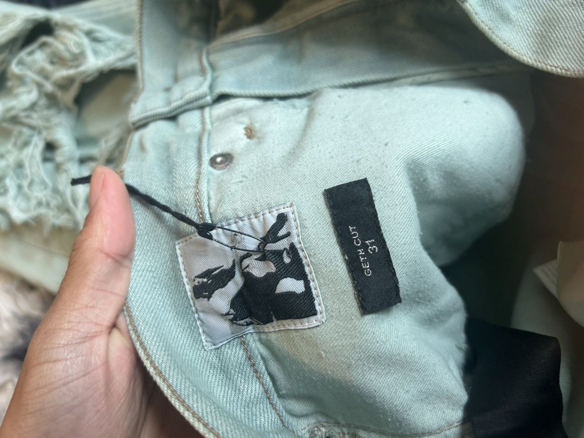 Rick Owens *rare* Rick owens strobe destroyed slashed geth denim Size US 31 - 6 Thumbnail