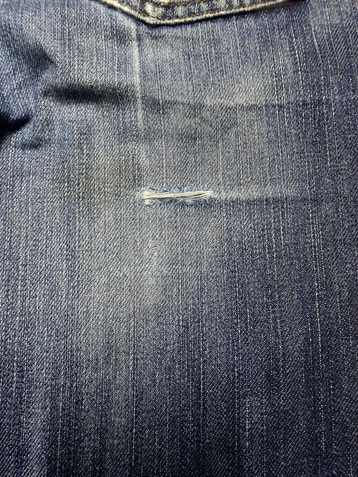 Edwin Vintage Japanese Brand Edwin 402 Fade DistressedLoose Jeans Size US 35 - 12 Thumbnail