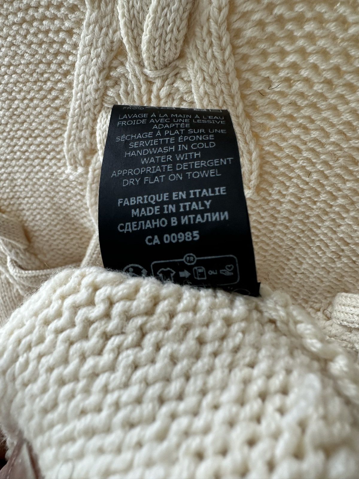 Isabel Marant Isabel Marant Off-White Cashmere Knitted Sweater Size US XL / EU 56 / 4 - 6 Thumbnail