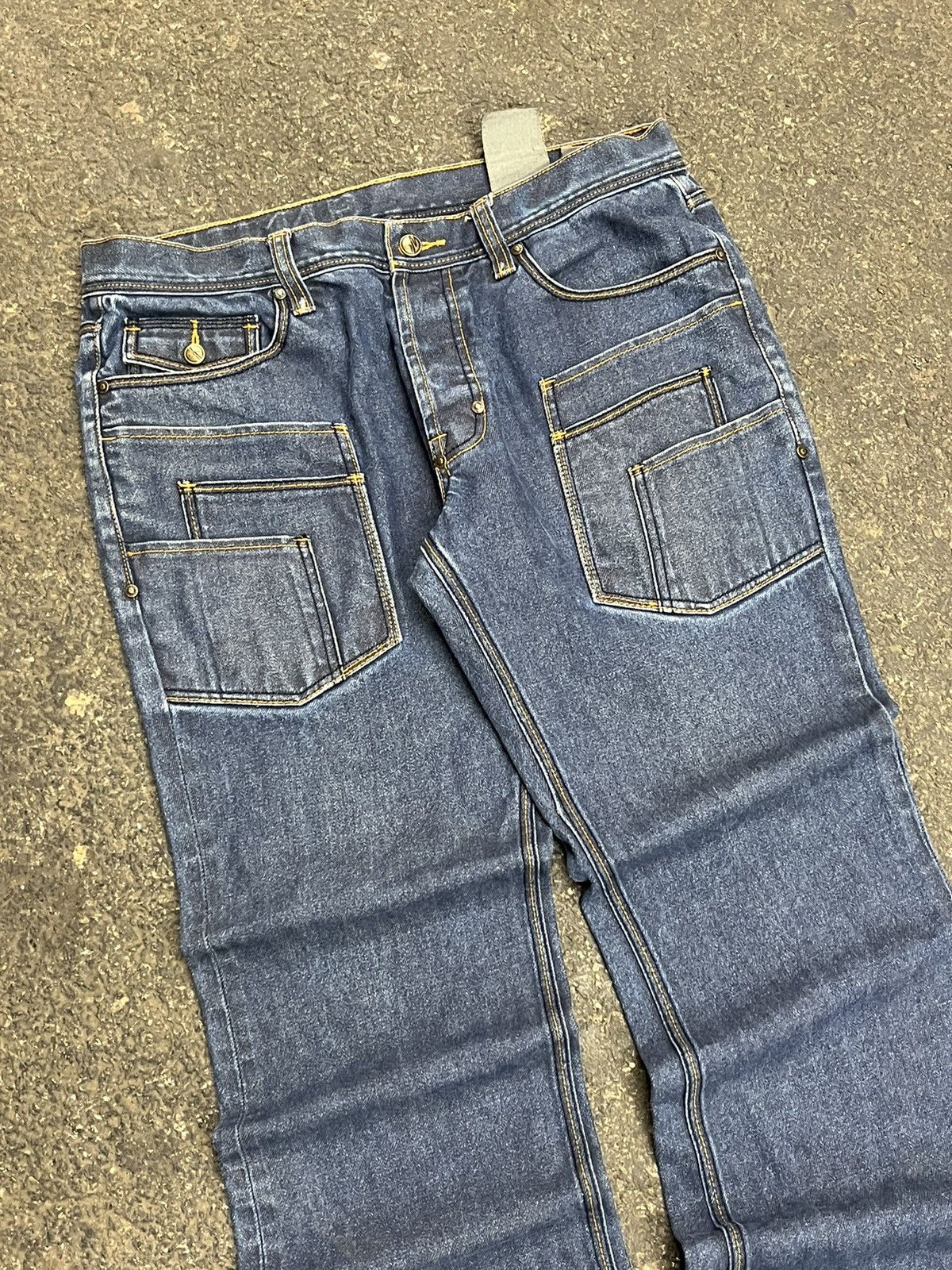 Japanese Brand × Vintage Y2k baggy fit denim skater vintage streetwear hype southpole Size US 36 / EU 52 - 3 Thumbnail