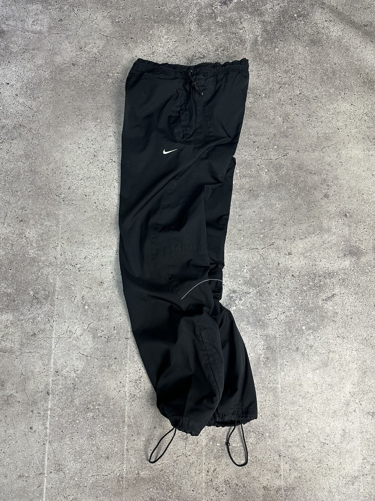 Nike × Vintage Vintage Nike Drill Nylon Pants Embroidered Logo Y2K Size US 32 / EU 48 - 8 Thumbnail