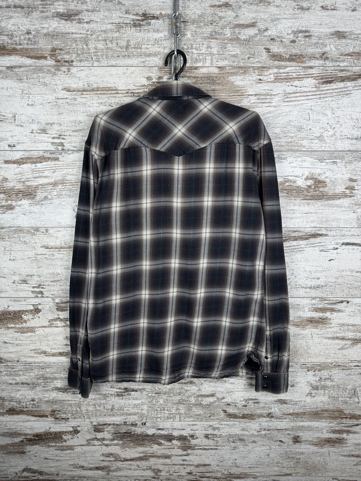 Allsaints Mens Allsaints Dacoma ls shirt button up flannel size S Size US S / EU 44-46 / 1 - 10 Thumbnail