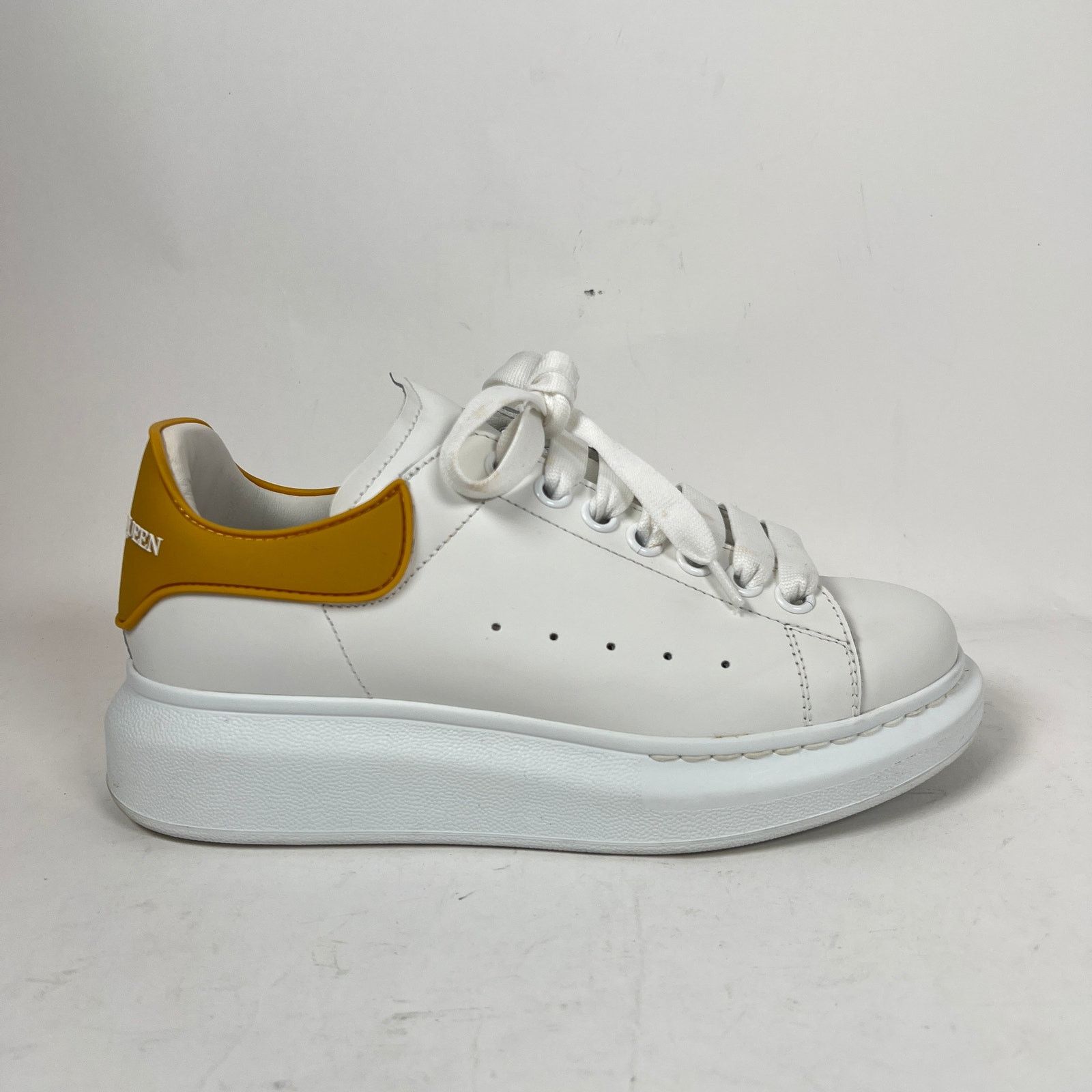 Alexander McQueen Alexander McQueen White/Yellow Sneaker Size 37 Size US 7 / IT 37 - 1 Thumbnail