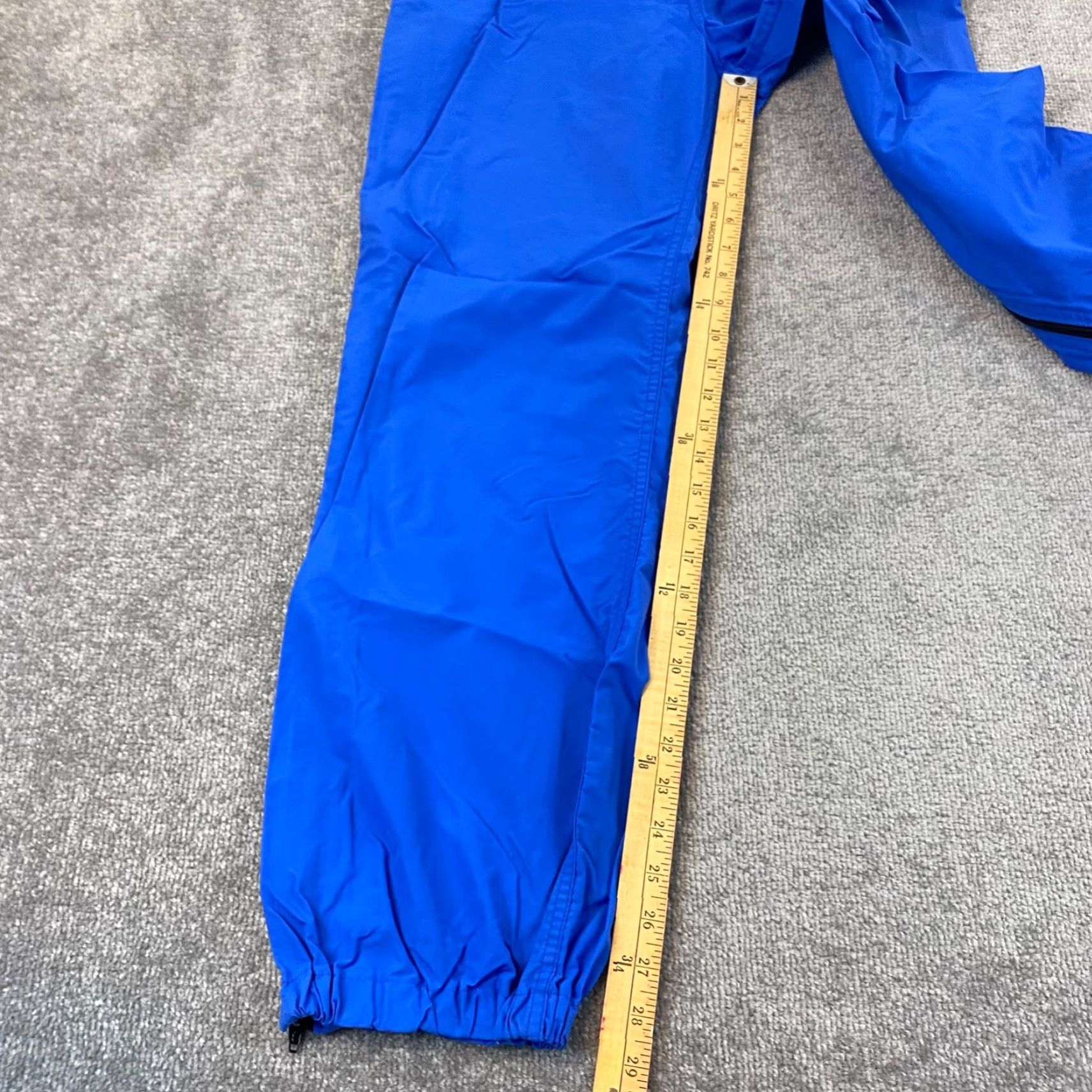 Vintage VINTAGE LL Bean Hiking Pants Womens Medium Blue Full Side Zip 100% Nylon Unlined USA Size 32" / US 10 / IT 46 - 4 Thumbnail