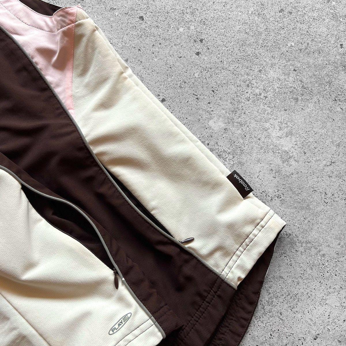 Reebok × Vintage Reebok Womens Vintage Y2K Full Zip Brown Vest Gilet Size M / US 6-8 / IT 42-44 - 7 Thumbnail