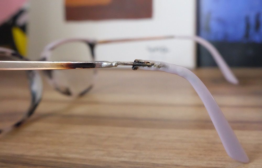 Prada Prada 07N-1o1 Glasses Made in Italy Size ONE SIZE - 4 Thumbnail