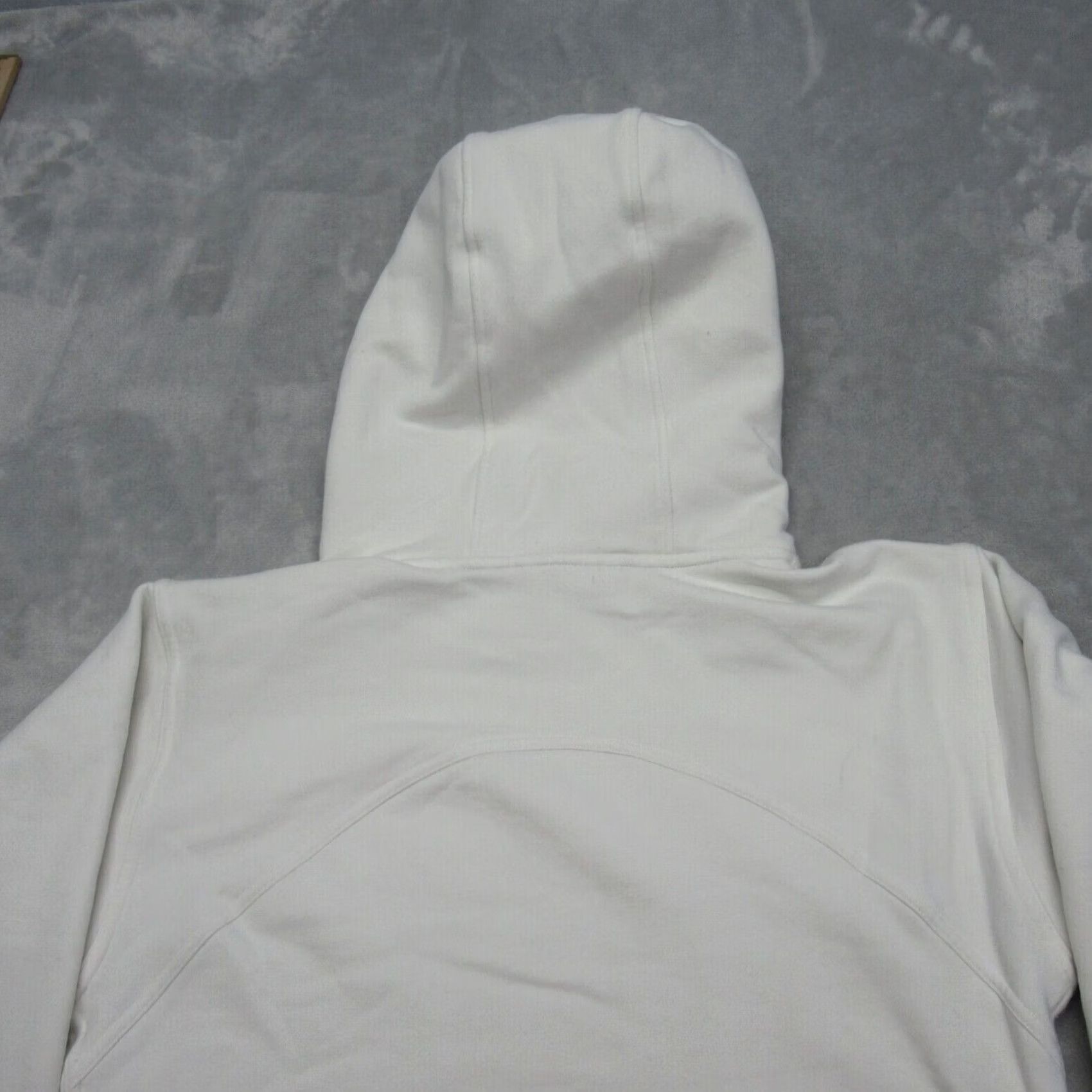 Lululemon VINTAGE: no | Lululemon Hoodie Womens 6 White Pockets Fleece Pullover Sweatshirt Activewear Size M / US 6-8 / IT 42-44 - 4 Thumbnail