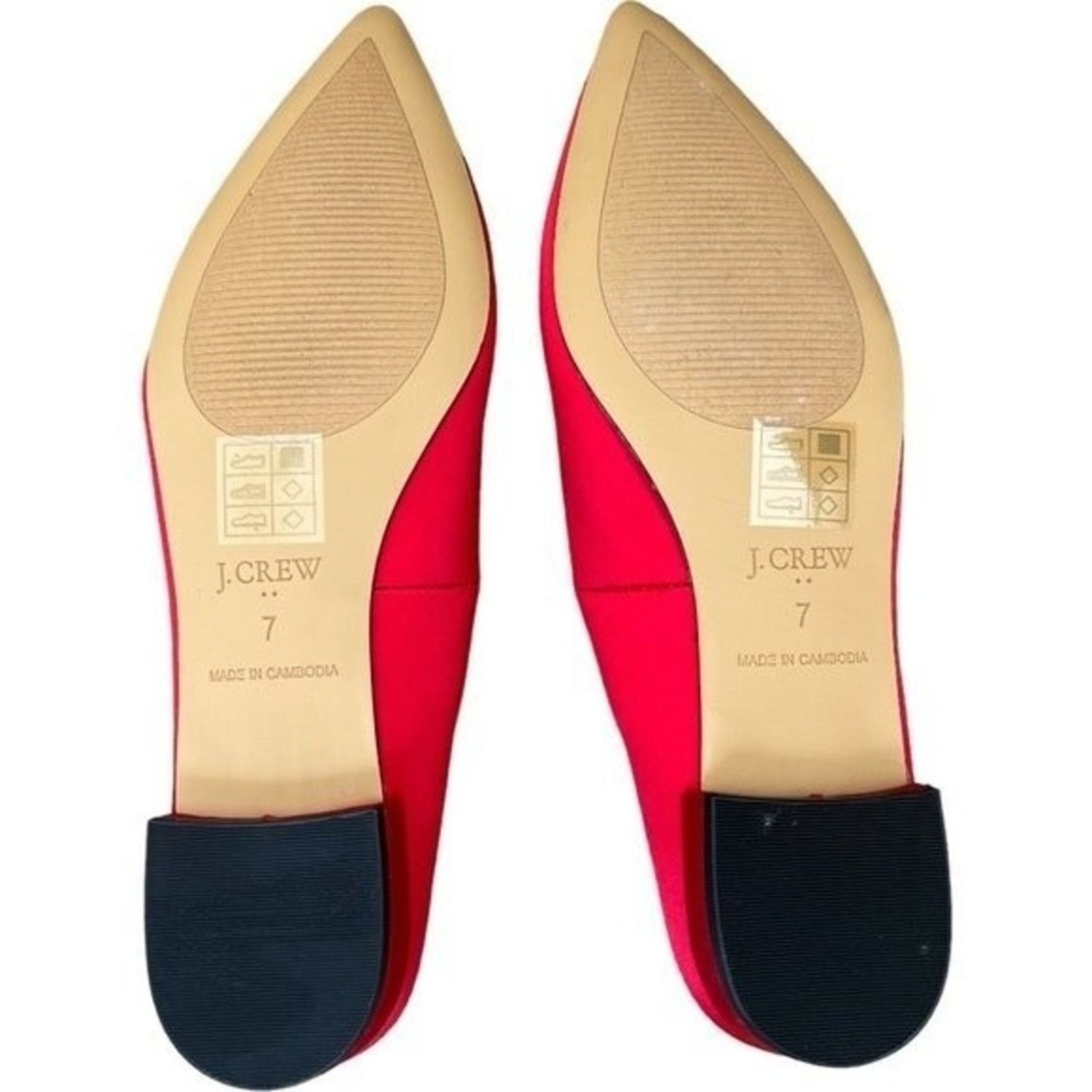 J.Crew J.CREW Pointy-toe Crystal Classic Red Flats w/ Box, US7 Size US 7 / IT 37 - 5 Thumbnail