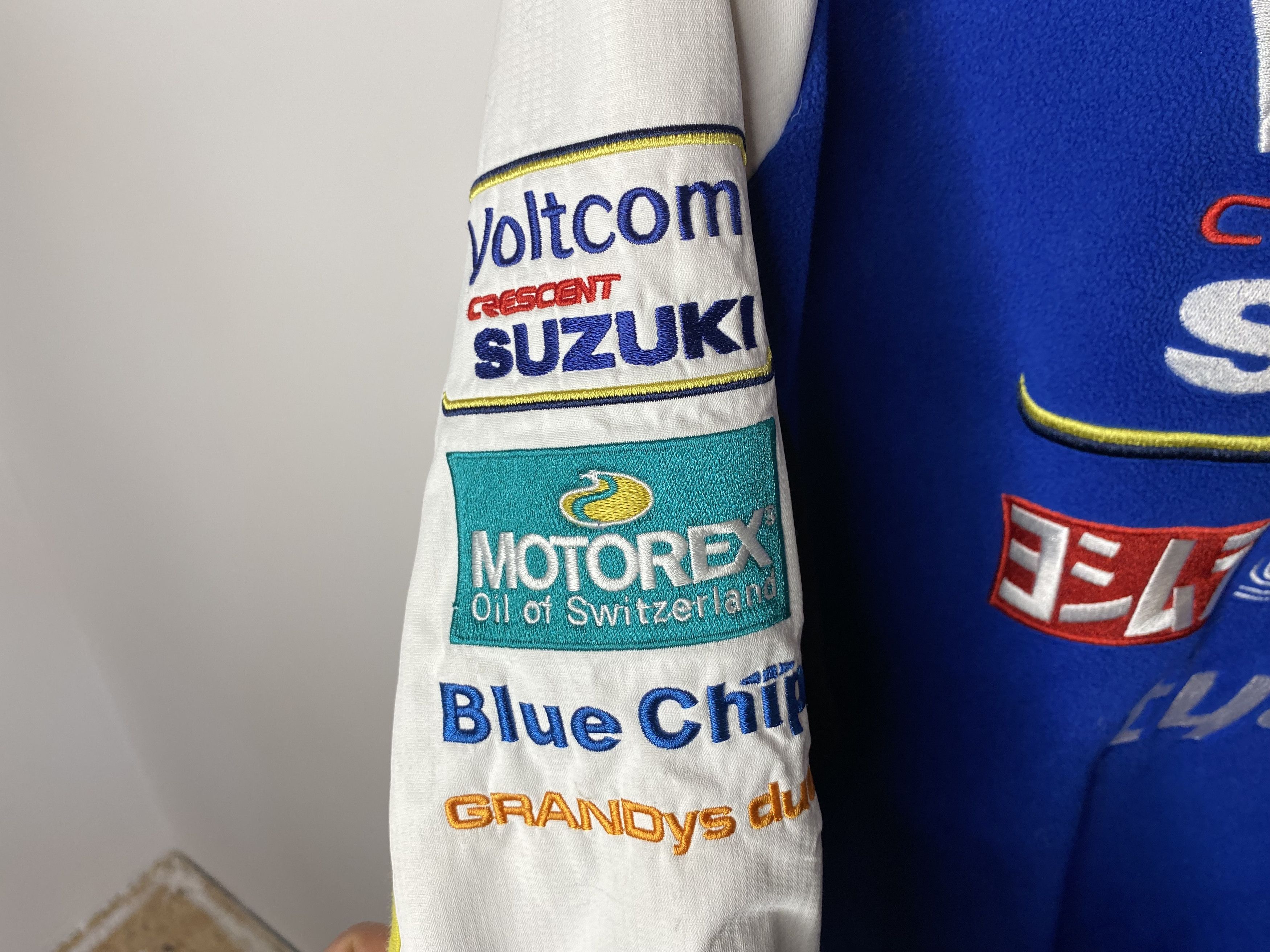 Honda SUZUKI TEAM COLLECTION TYCO MOTO RACING GSX-R FLEECE JACKET Size US L / EU 52-54 / 3 - 5 Thumbnail