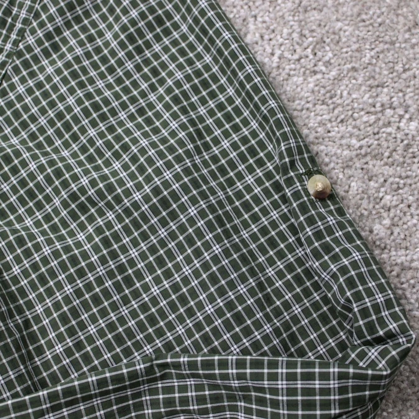 The North Face The North Face Shirt Mens XL Green Plaid Long Sleeve Button-Up Pocket Vented Size US XL / EU 56 / 4 - 4 Thumbnail