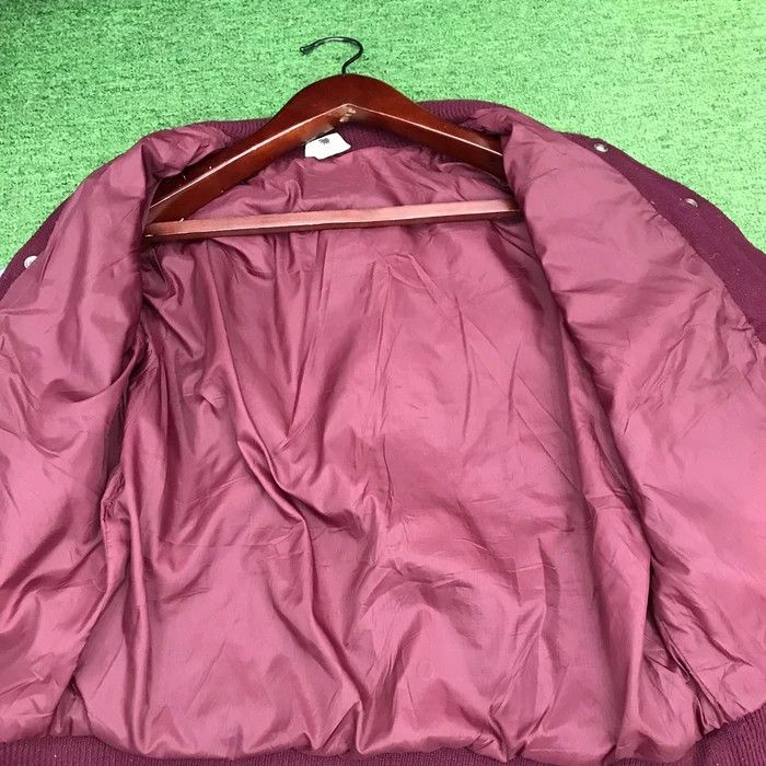 Vintage SY0150 VTG AMERICA KAYE BROS SLEEVE LEATHER VARSITY JACKET Size US M / EU 48-50 / 2 - 7 Thumbnail