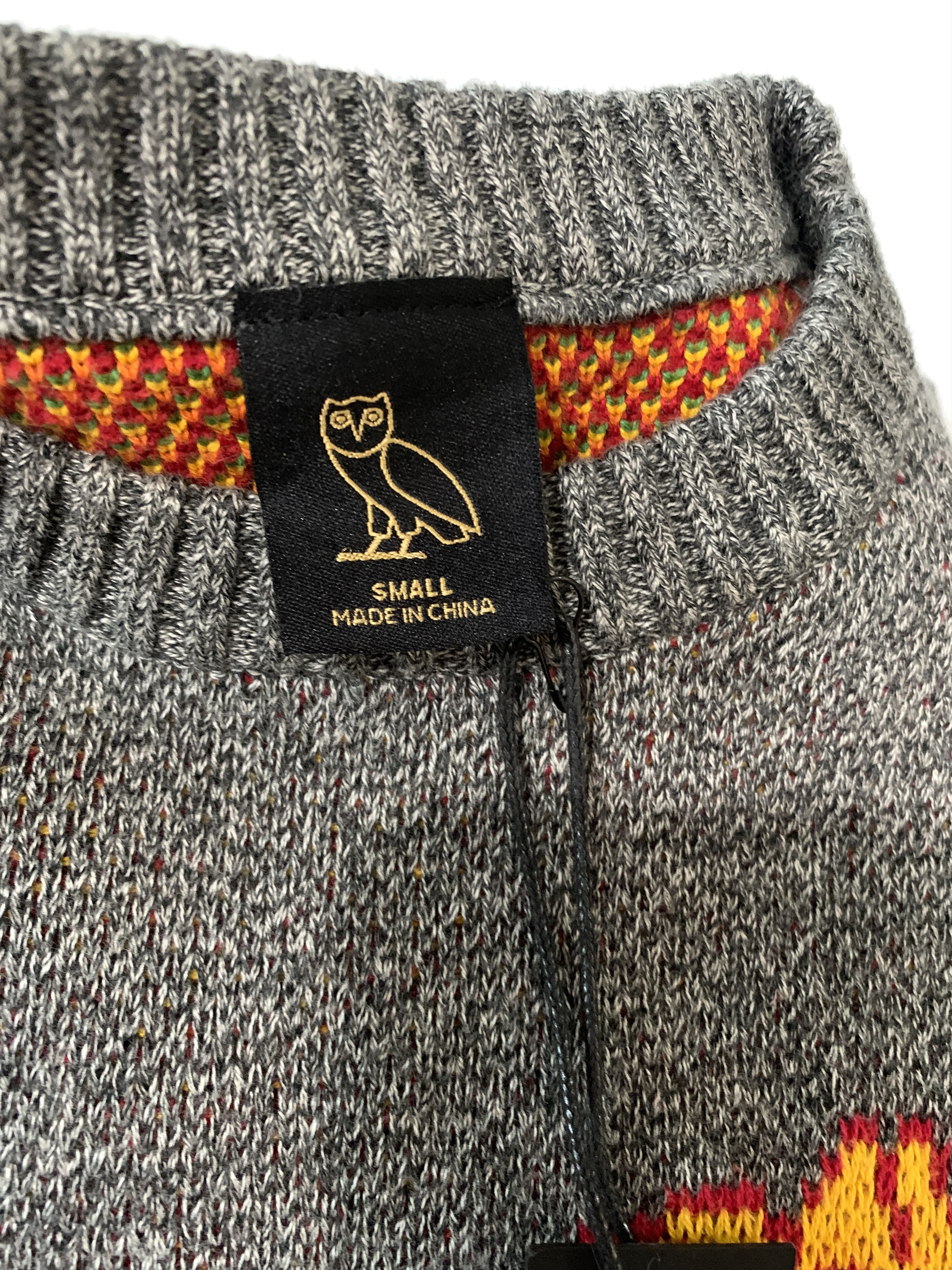 Drake OVO Pompom Knit Marigold Sweater Grey Marl Crewneck Size US S / EU 44-46 / 1 - 5 Thumbnail