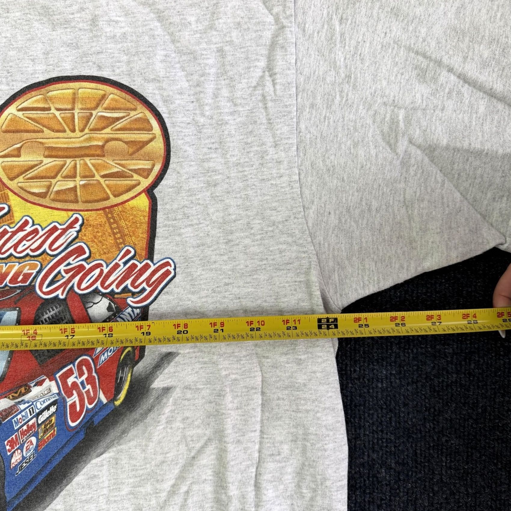 Fruit Of The Loom Pep Boys Auto 500 Atlanta Shirt Mens 2XL Gray Racing T-Shirt Fruit Of Loom Size US XXL / EU 58 / 5 - 4 Thumbnail