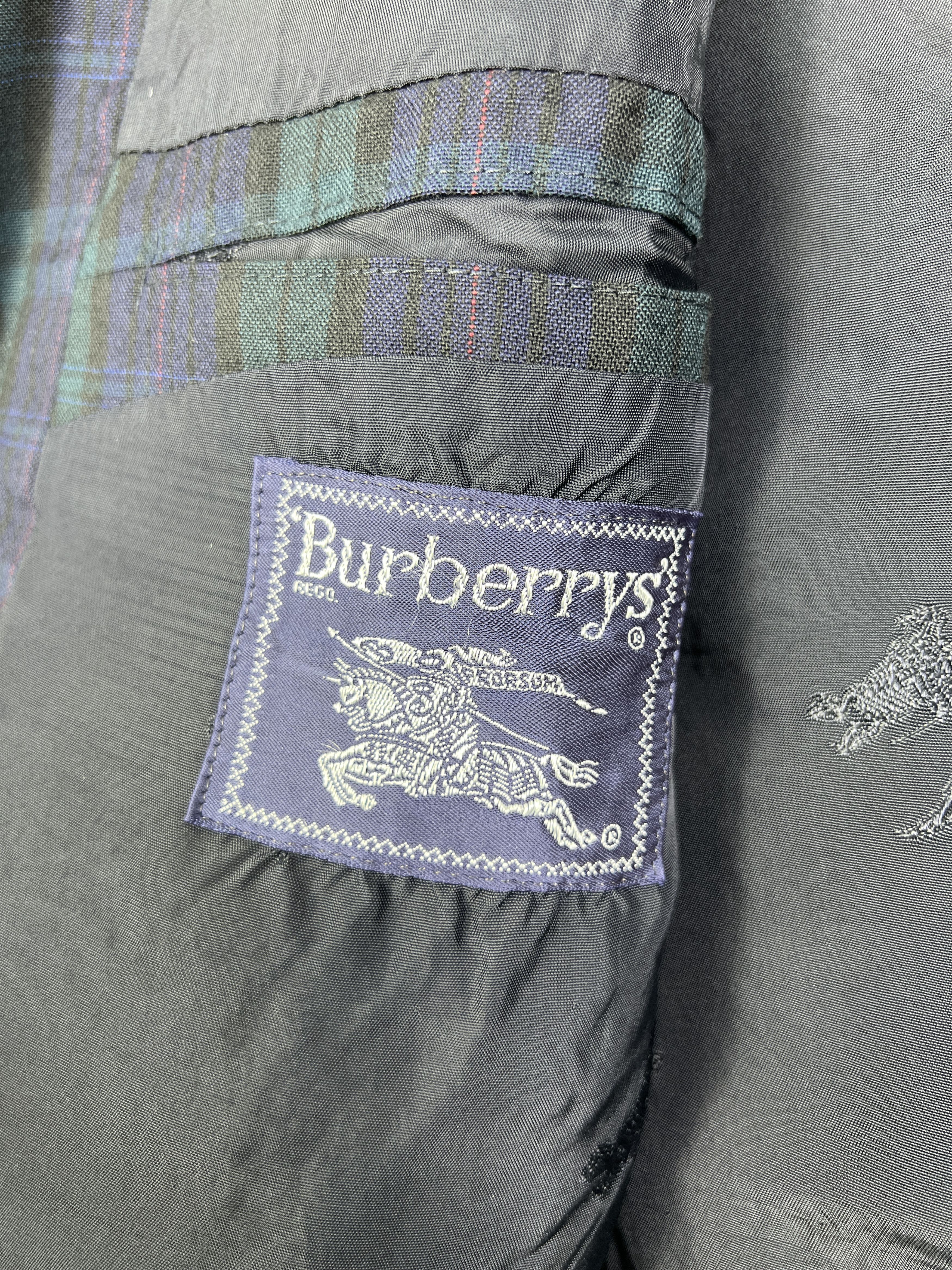 Burberry × Vintage Vintage Burberrys Plaid Blazer GTMPT891 Size 46R - 5 Thumbnail