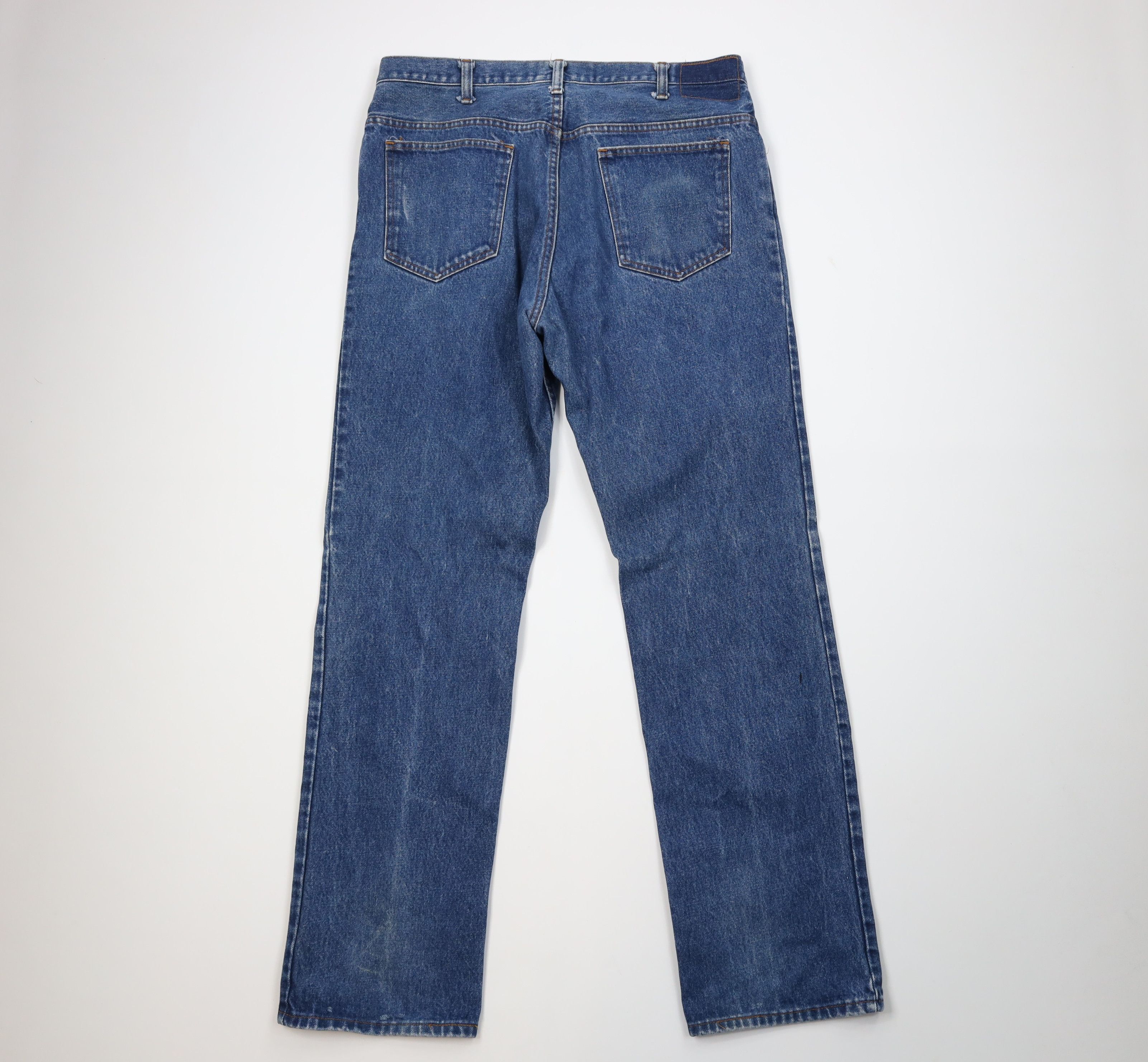 Vintage Vintage 70s Streetwear Flared Wide Leg Denim Jeans USA Size US 36 / EU 52 - 10 Thumbnail