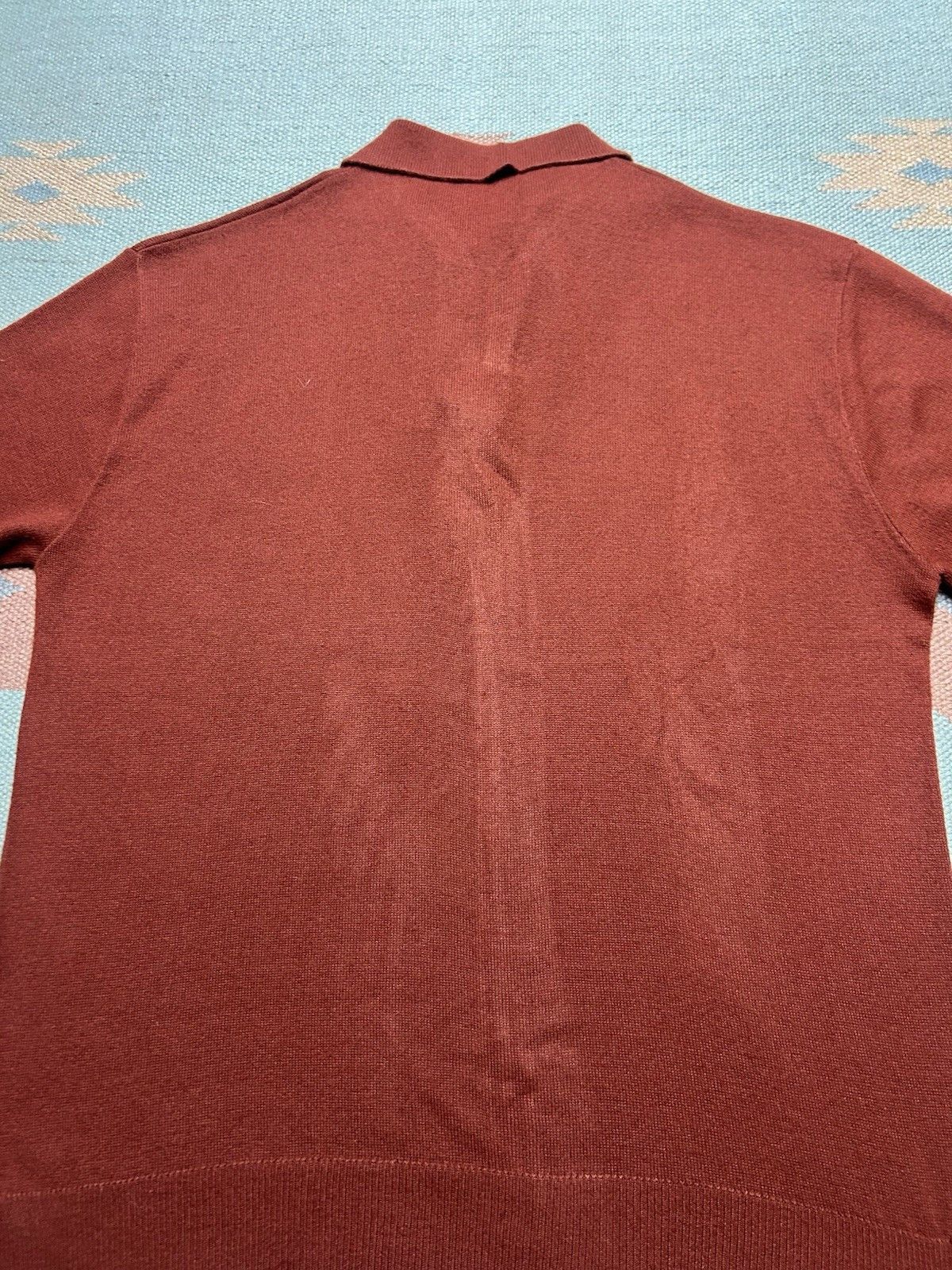 Vintage Vintage polo shirt jantzen acrylic knit burnt orange large Size US L / EU 52-54 / 3 - 6 Thumbnail
