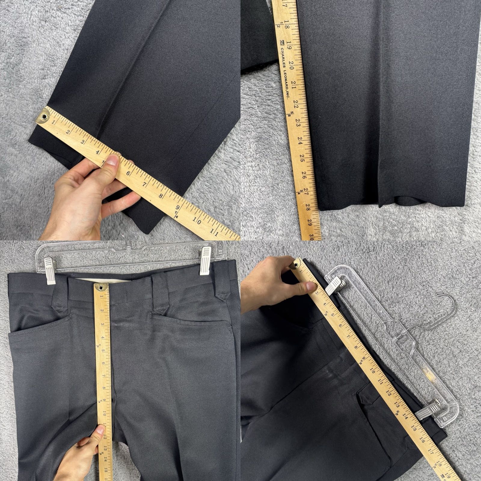 Vintage VINTAGE Circle S Suit Men 46R Western Cowboy 34x28 2 Piece Suede Black Solid 80s 90s Mens Regular Jacket Front Button two-button bootcut Size 46R - 9 Thumbnail