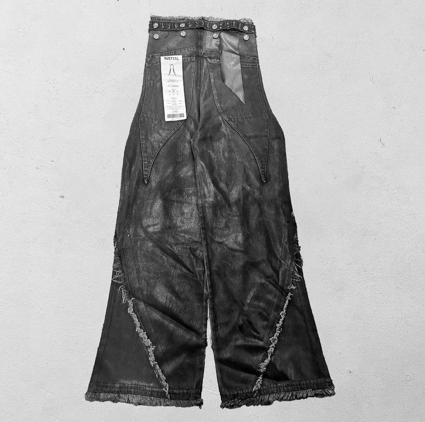 Other Rustial Symmetric Cut Waxed Denim Size US 36 / EU 52 - 2 Thumbnail